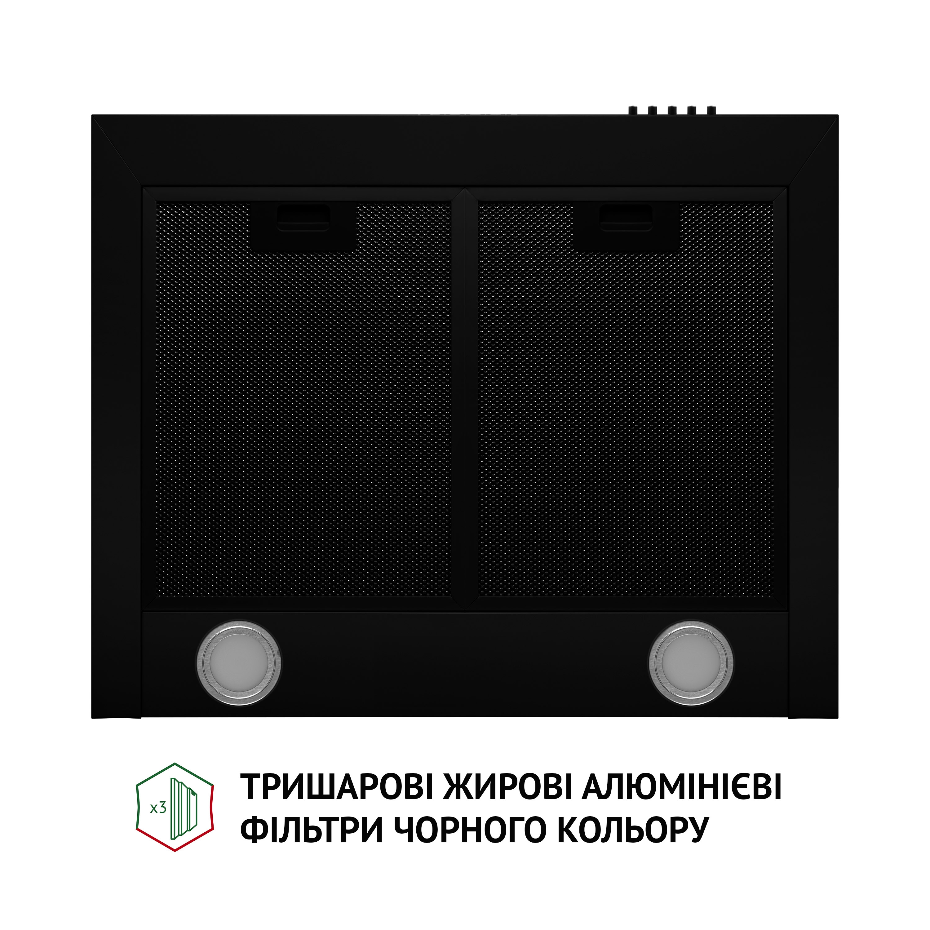 Вытяжка купольная Perfelli K 6610 BL 1000 LED - зображення 6
