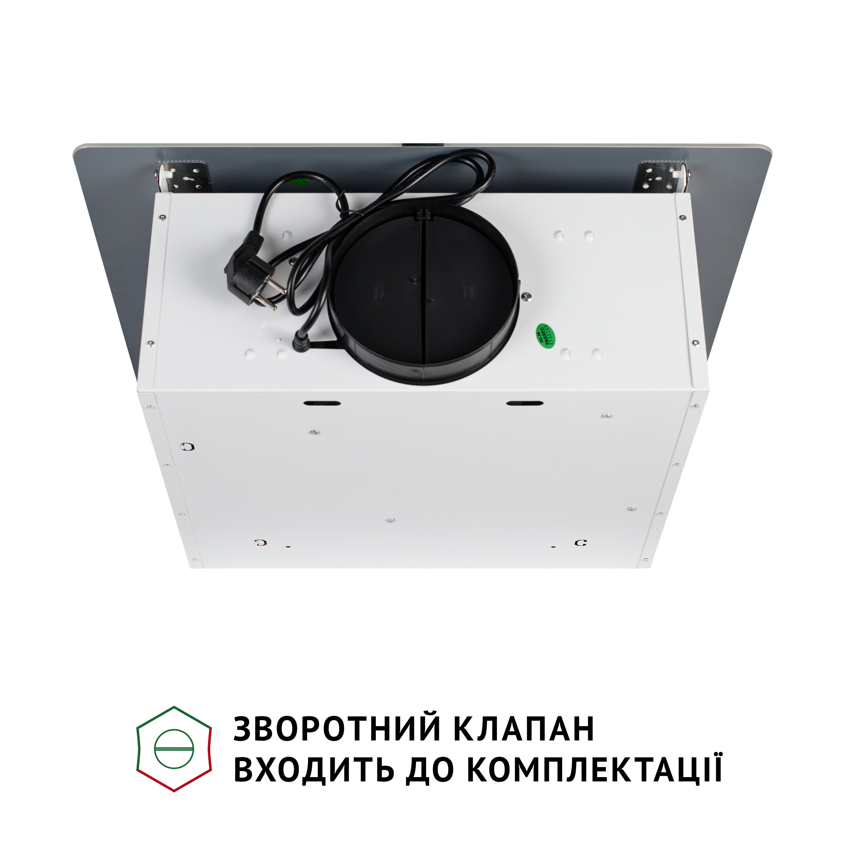 Perfelli 5902767159821 - зображення 13 Витяжка декоративна похила Perfelli PIANO BIANCA - зображення 13