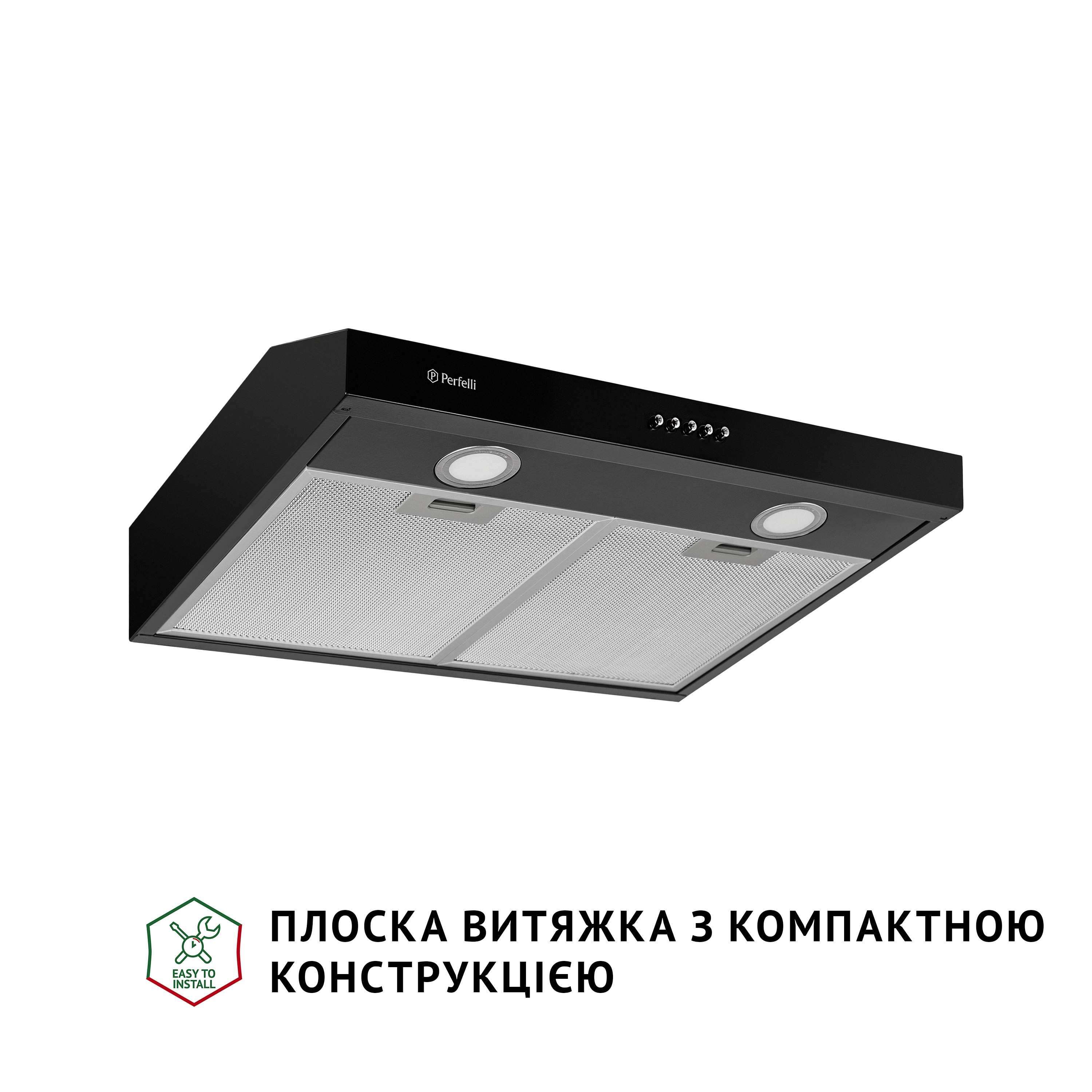 Витяжка плоска Perfelli PL 5002 BL LED - зображення 2