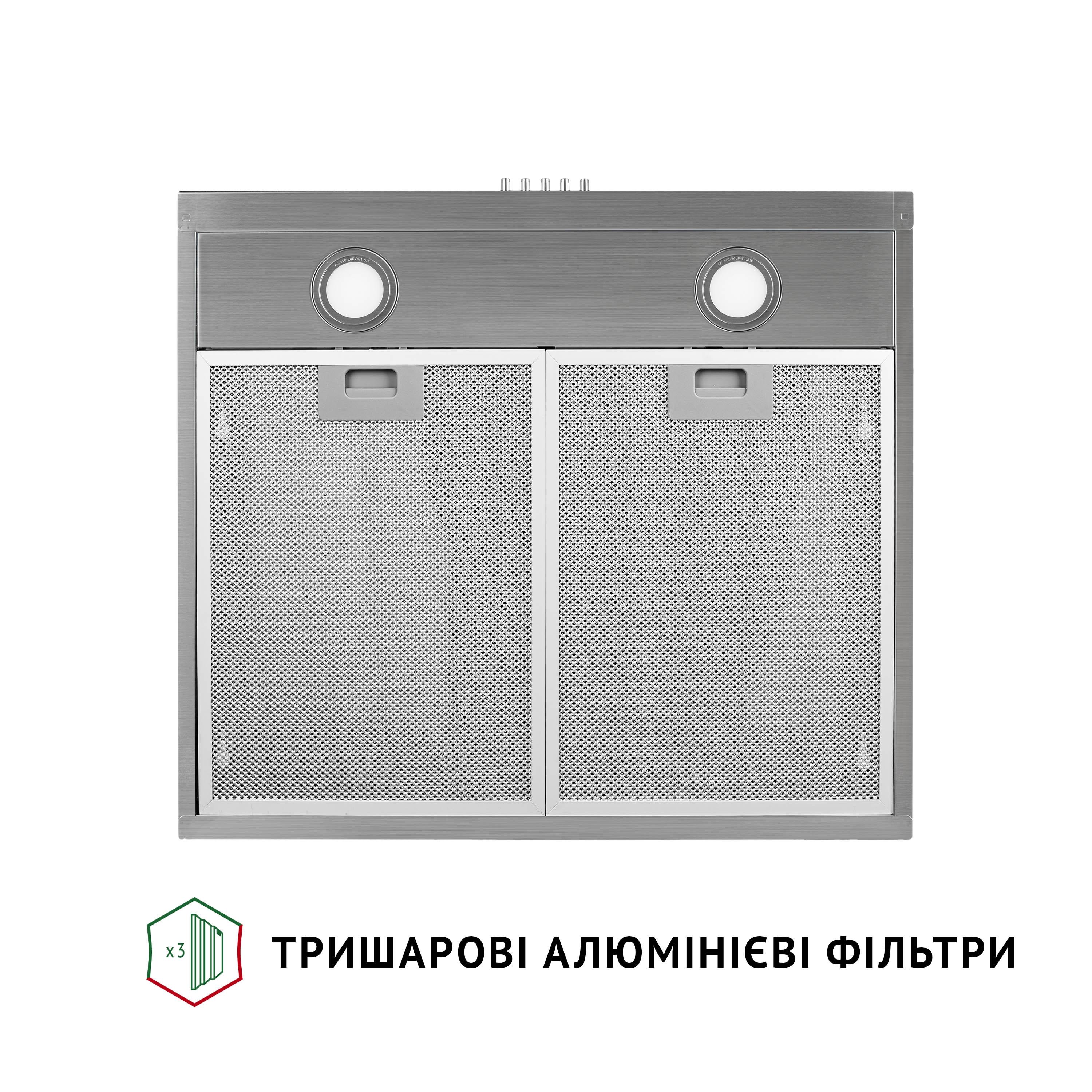 Витяжка плоска Perfelli PL 5002 I LED - зображення 4