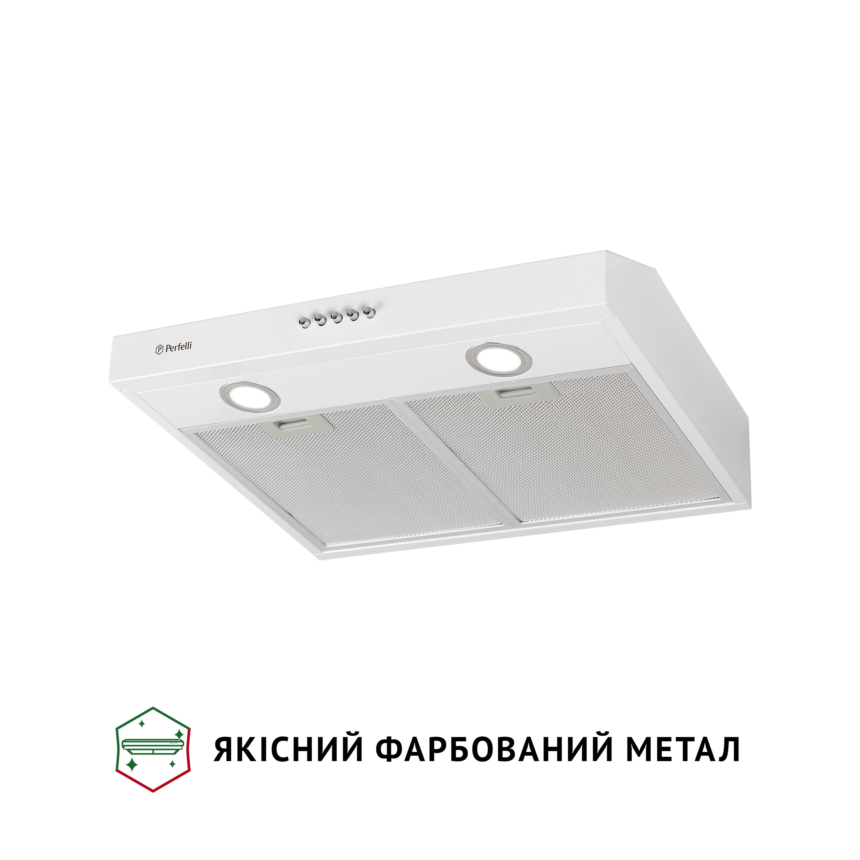 Витяжка плоска Perfelli PL 5002 W LED - зображення 4