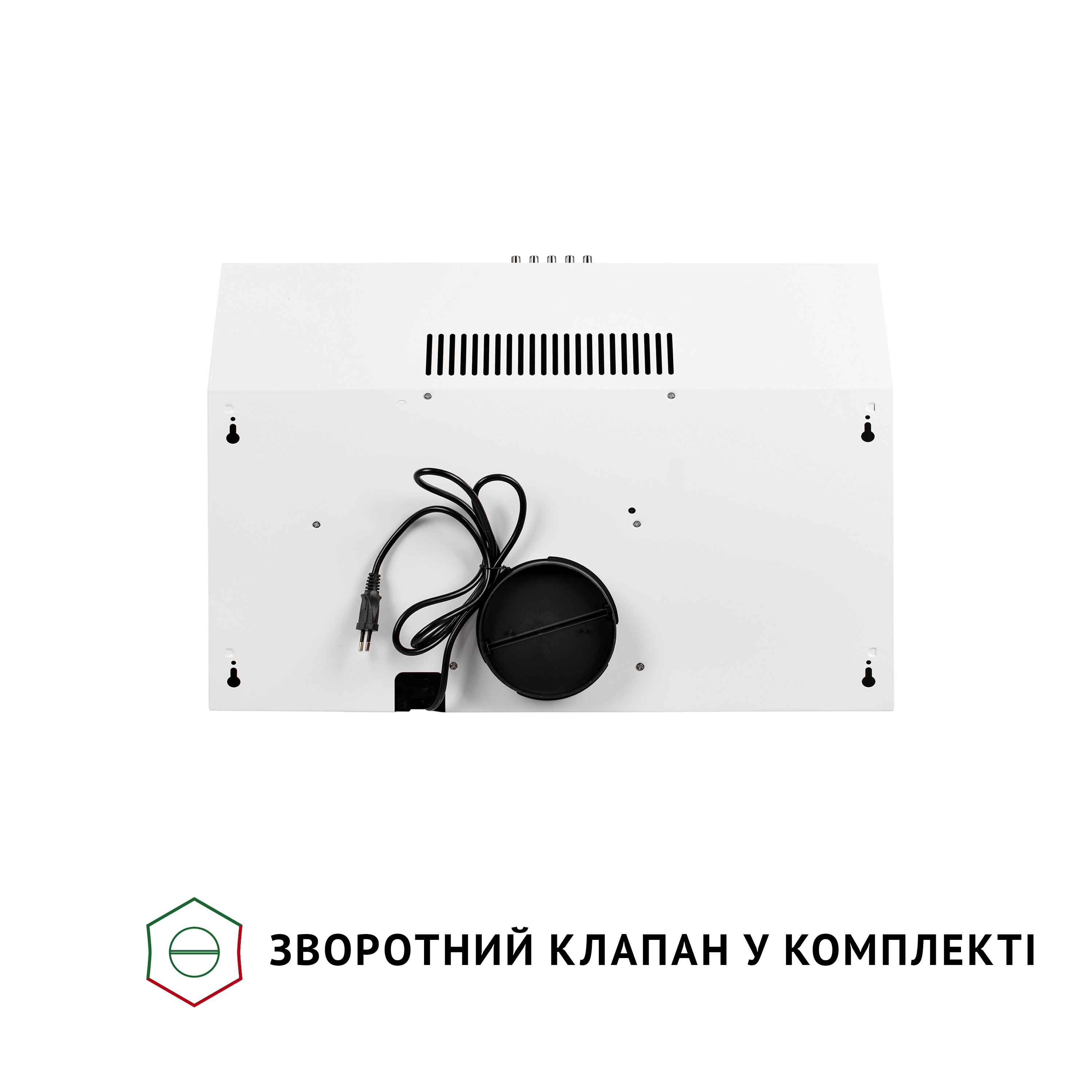 Витяжка плоска Perfelli PL 5002 W LED - зображення 8