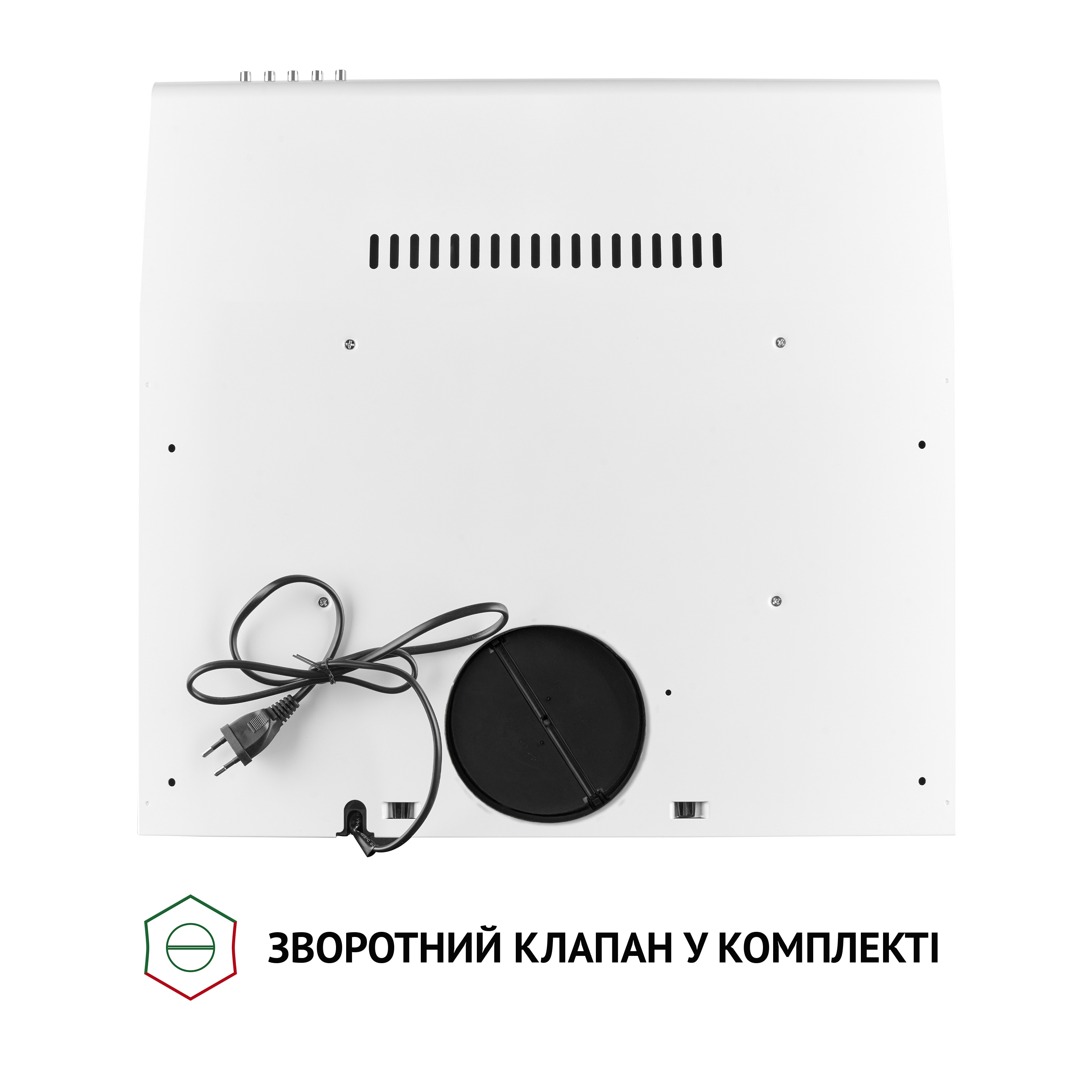 Витяжка плоска Perfelli PL 5124 WH LED - зображення 8