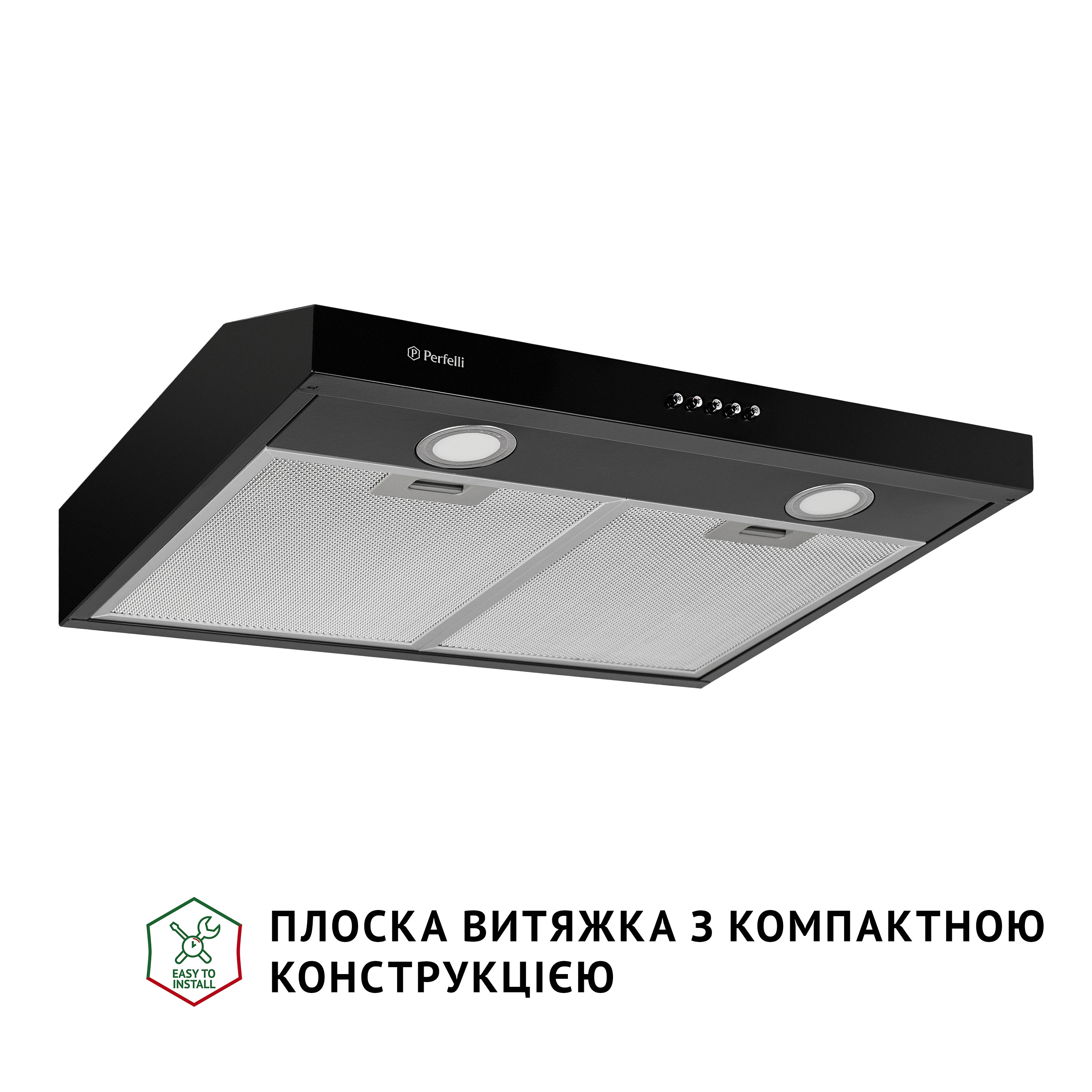 Витяжка плоска Perfelli PL 6002 BL LED - зображення 2