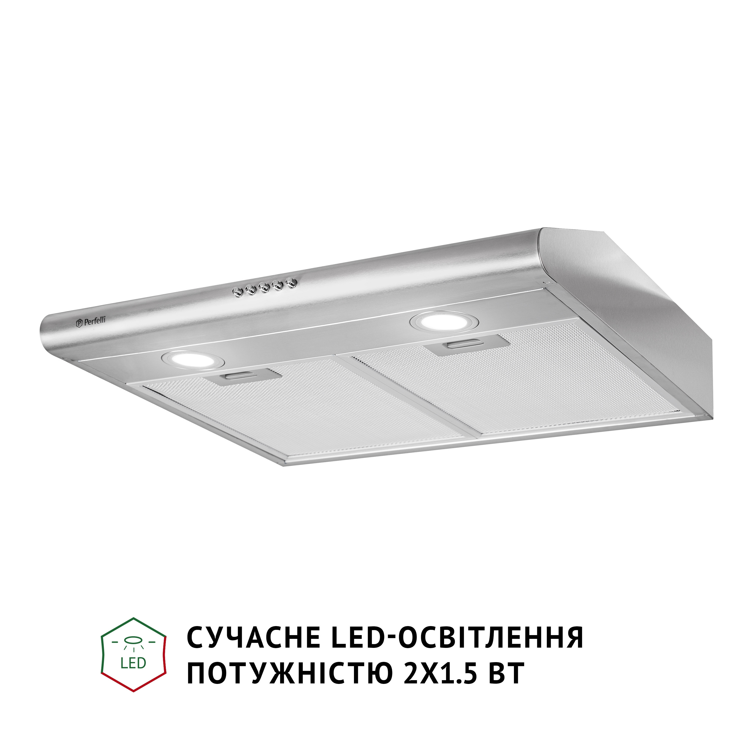 Вытяжка плоская Perfelli PL 6022 I LED - зображення 3
