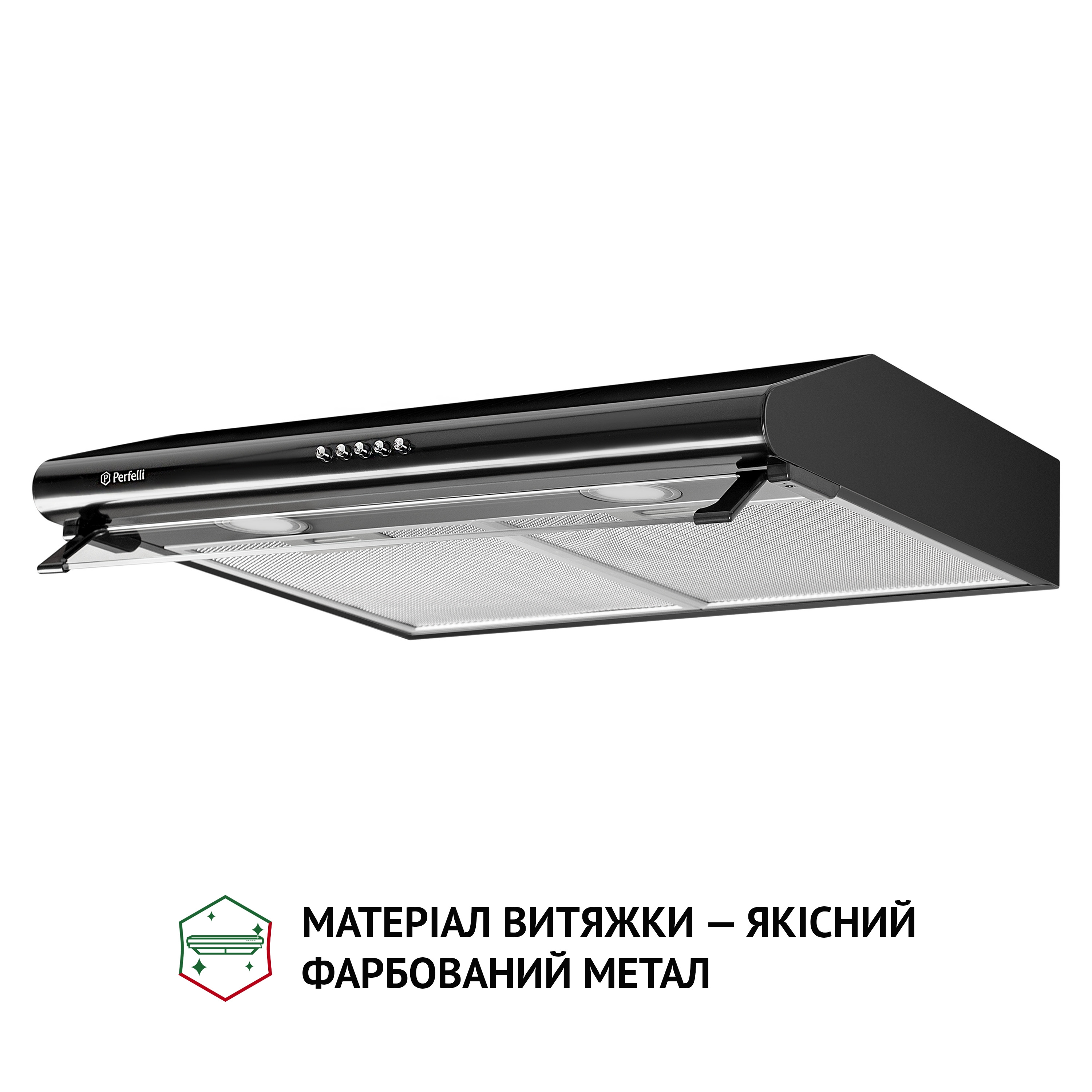Витяжка плоска Perfelli PL 6042 BL LED - зображення 4