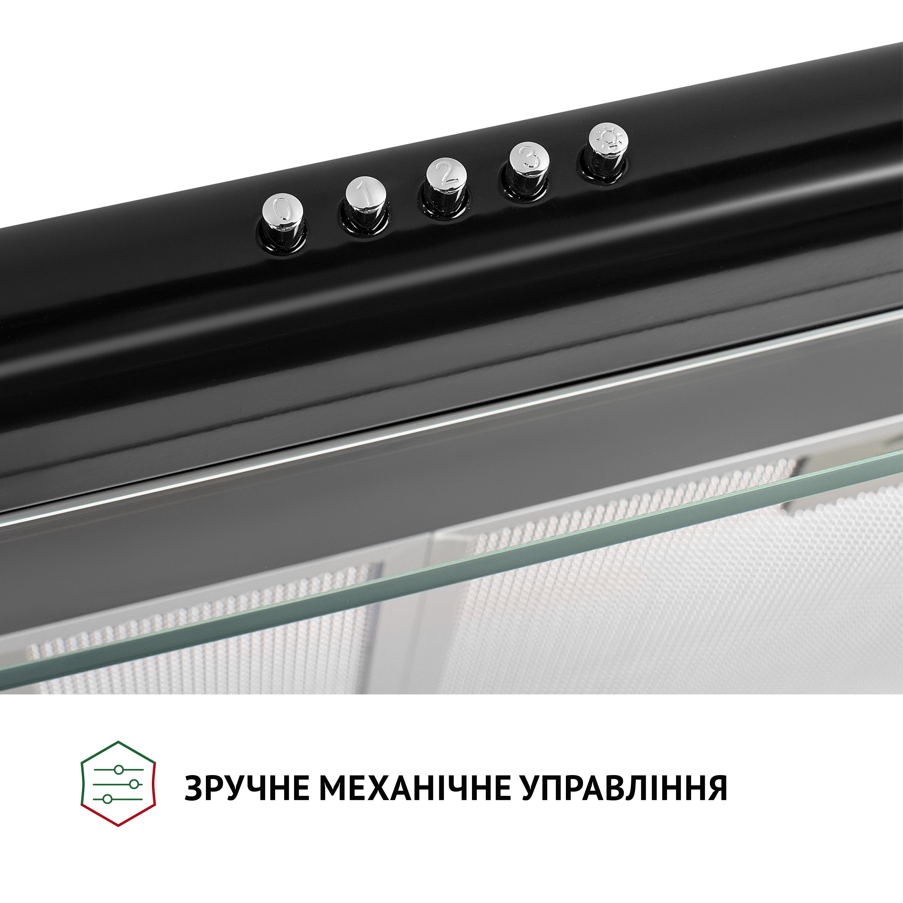 Витяжка плоска Perfelli PL 6042 BL LED - зображення 8