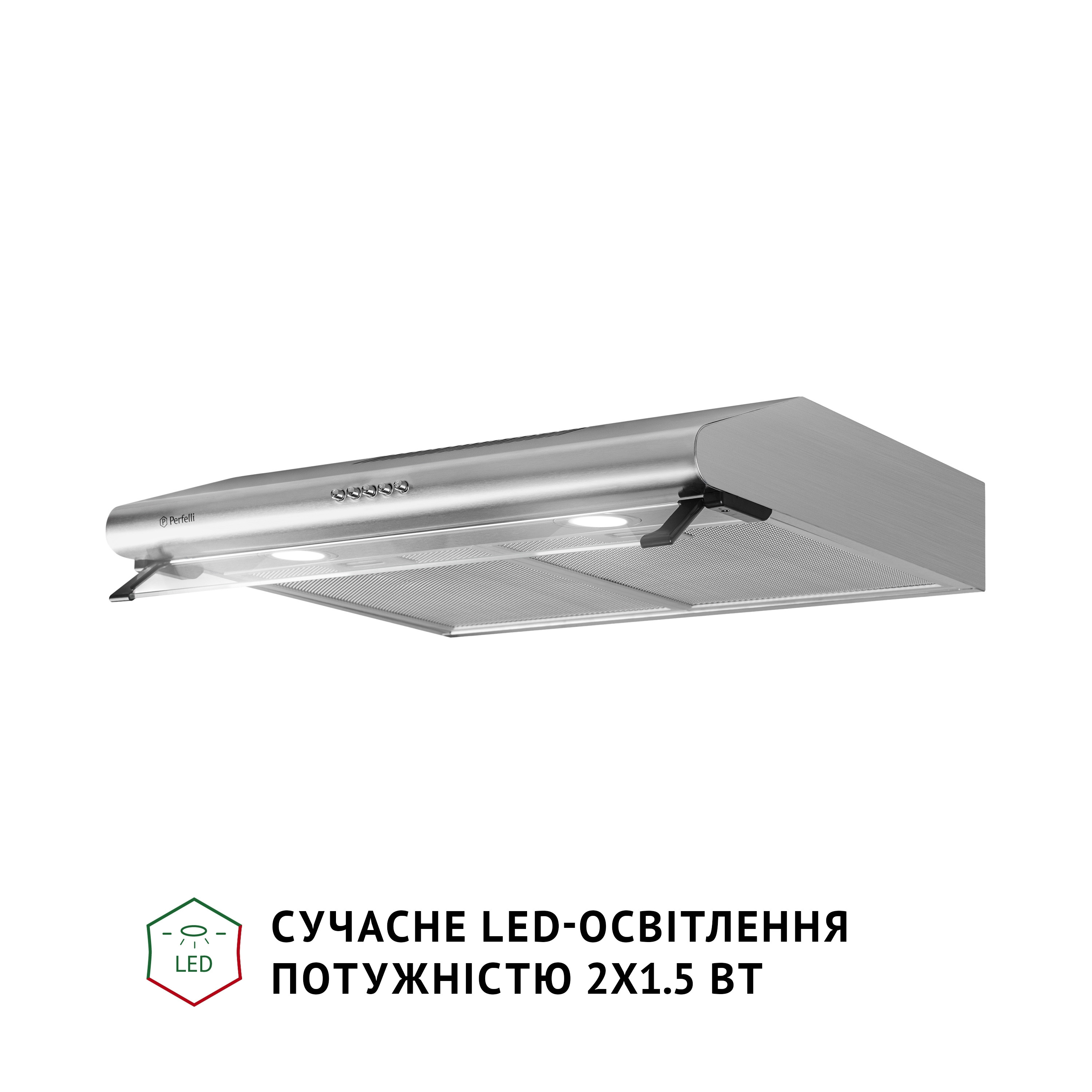 Витяжка плоска Perfelli PL 6042 I LED - зображення 3