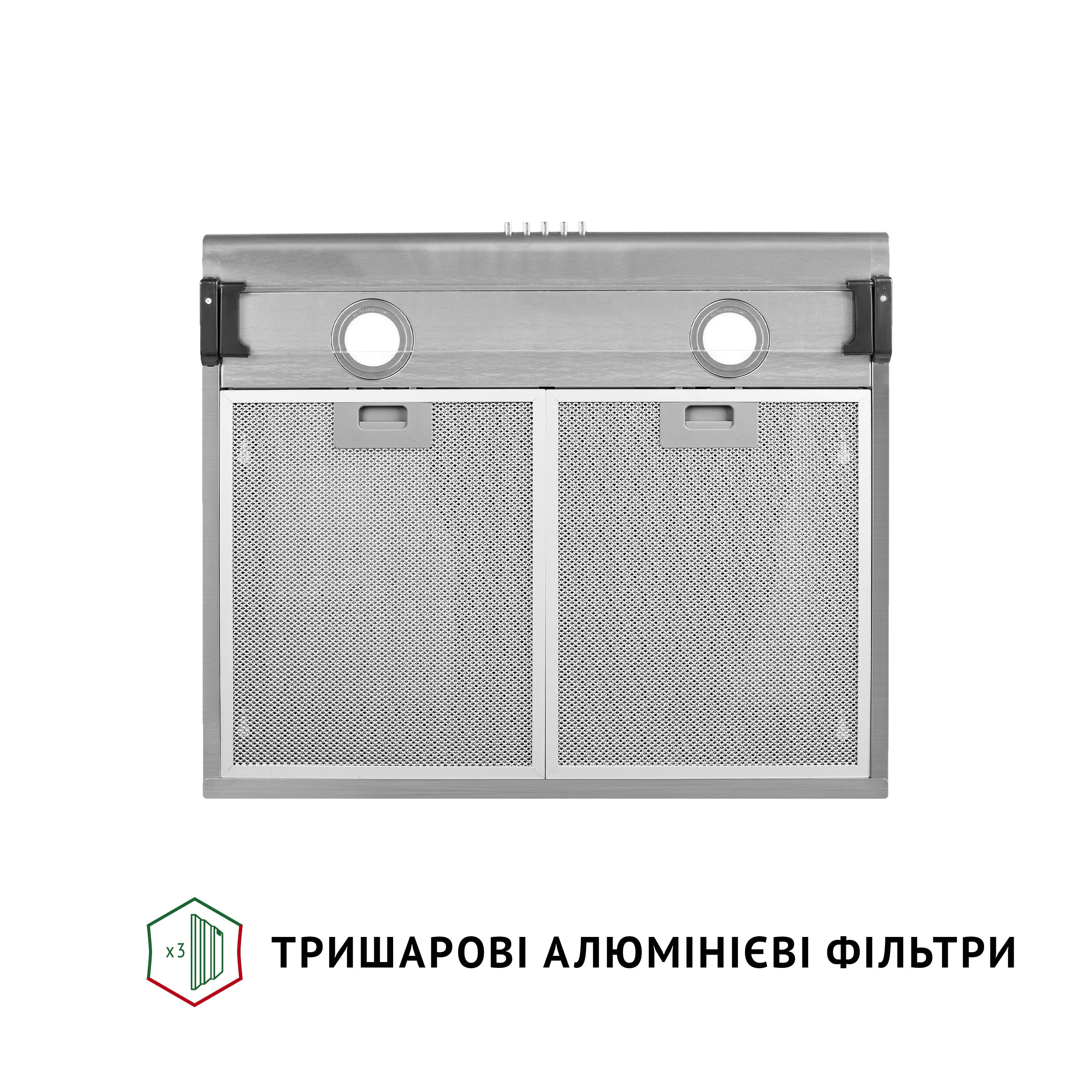Витяжка плоска Perfelli PL 6042 I LED - зображення 5