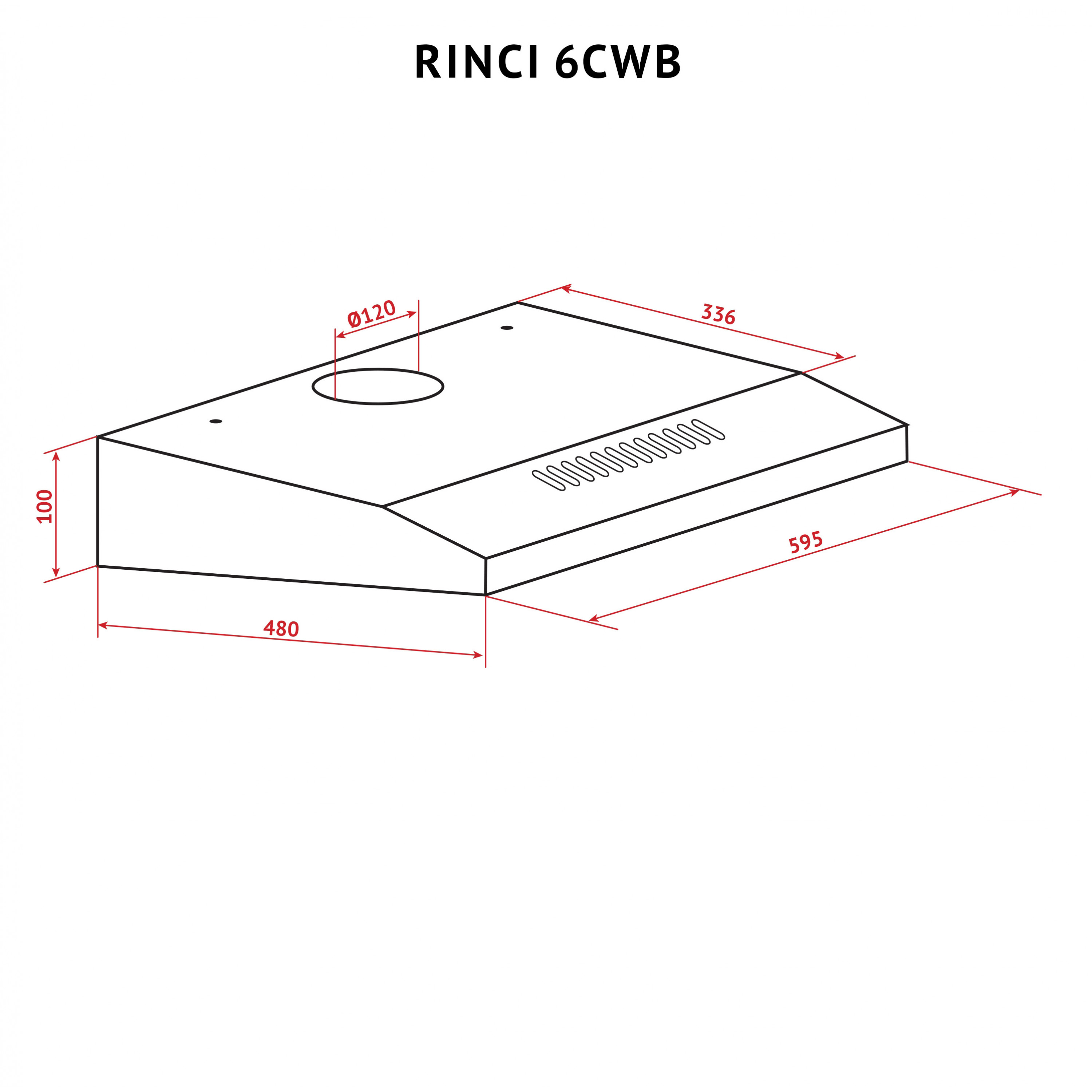 Витяжка плоска Perfelli RINCI 6CWB NERO - зображення 11