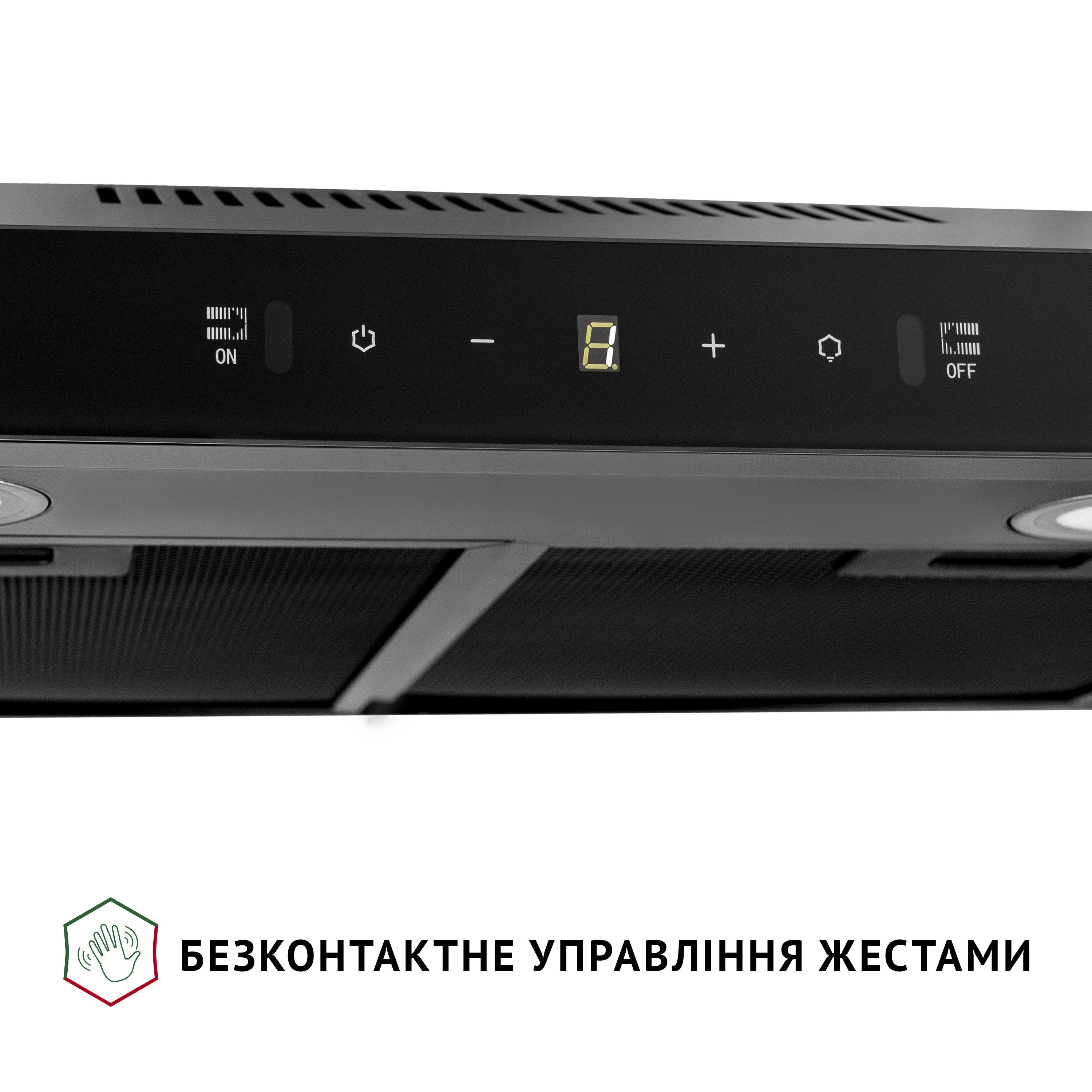 Витяжка плоска Perfelli RINCI 6CWB NERO - зображення 5