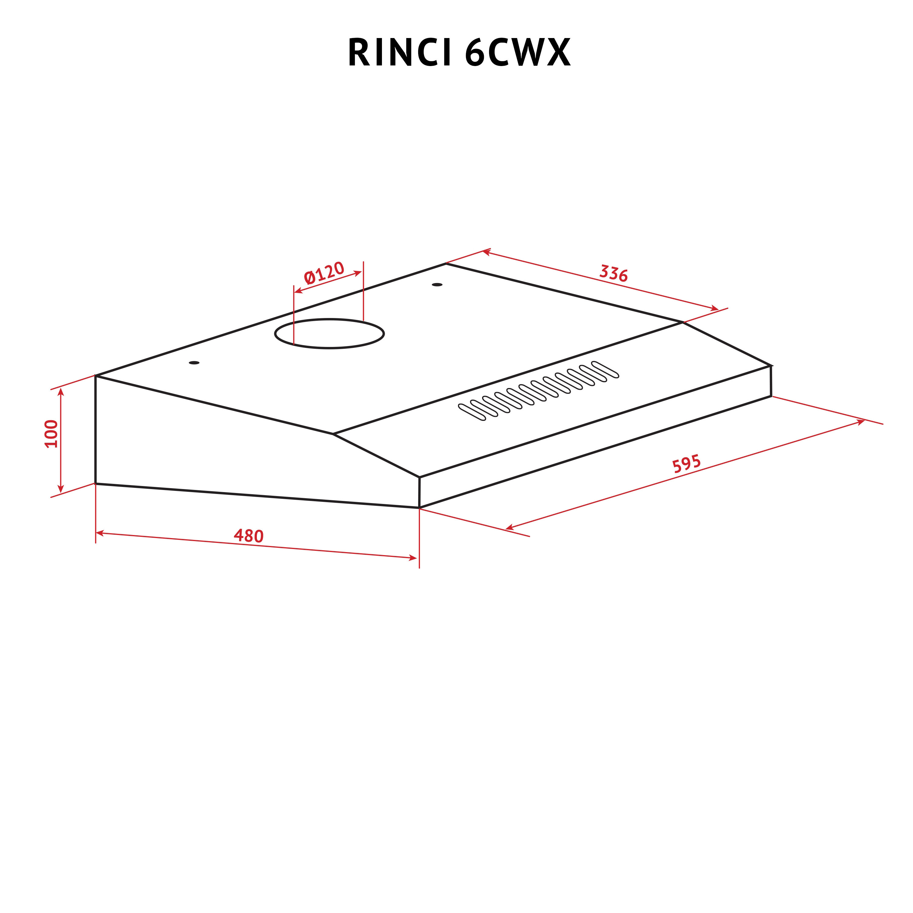 Витяжка плоска Perfelli RINCI 6CWX BIANCO - зображення 11