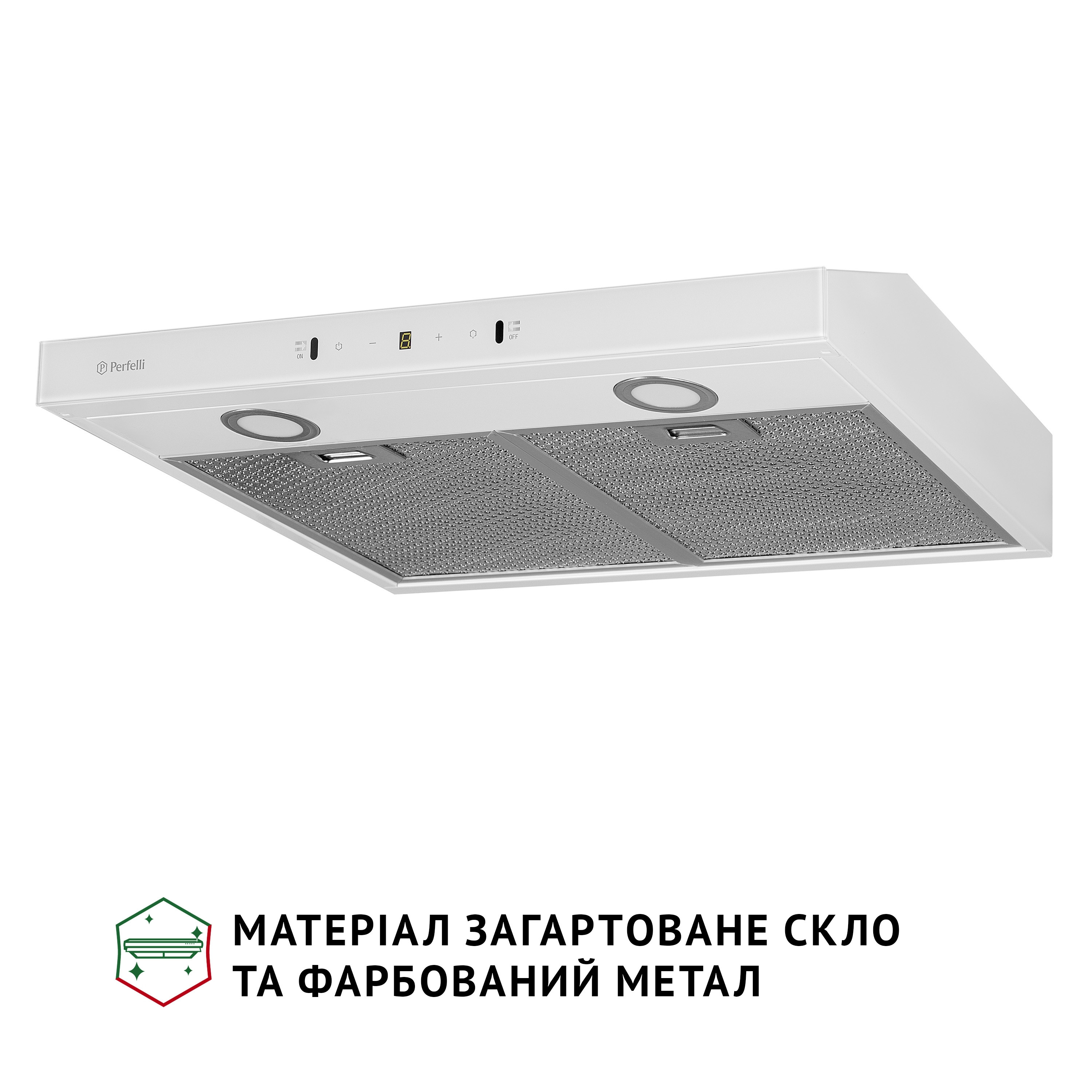 Витяжка плоска Perfelli RINCI 6CWX BIANCO - зображення 3