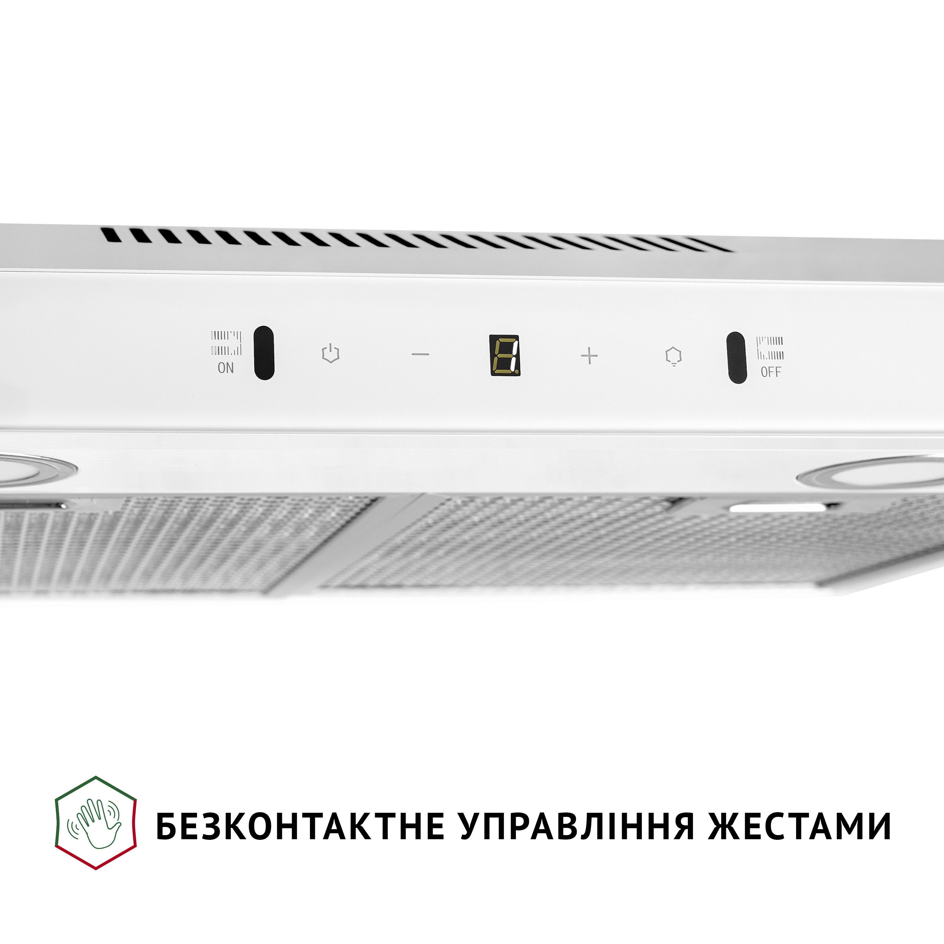 Витяжка плоска Perfelli RINCI 6CWX BIANCO - зображення 5