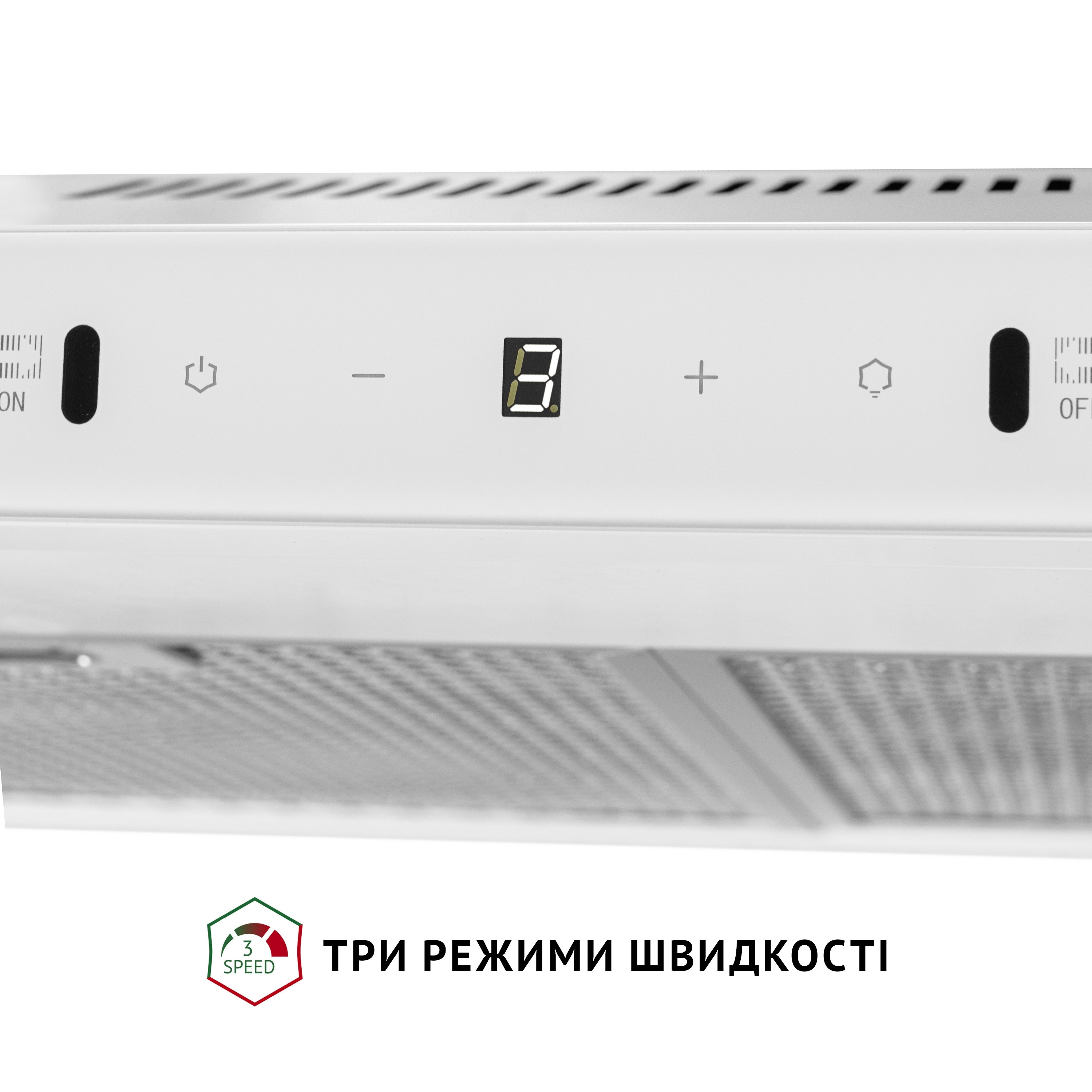 Витяжка плоска Perfelli RINCI 6CWX BIANCO - зображення 6