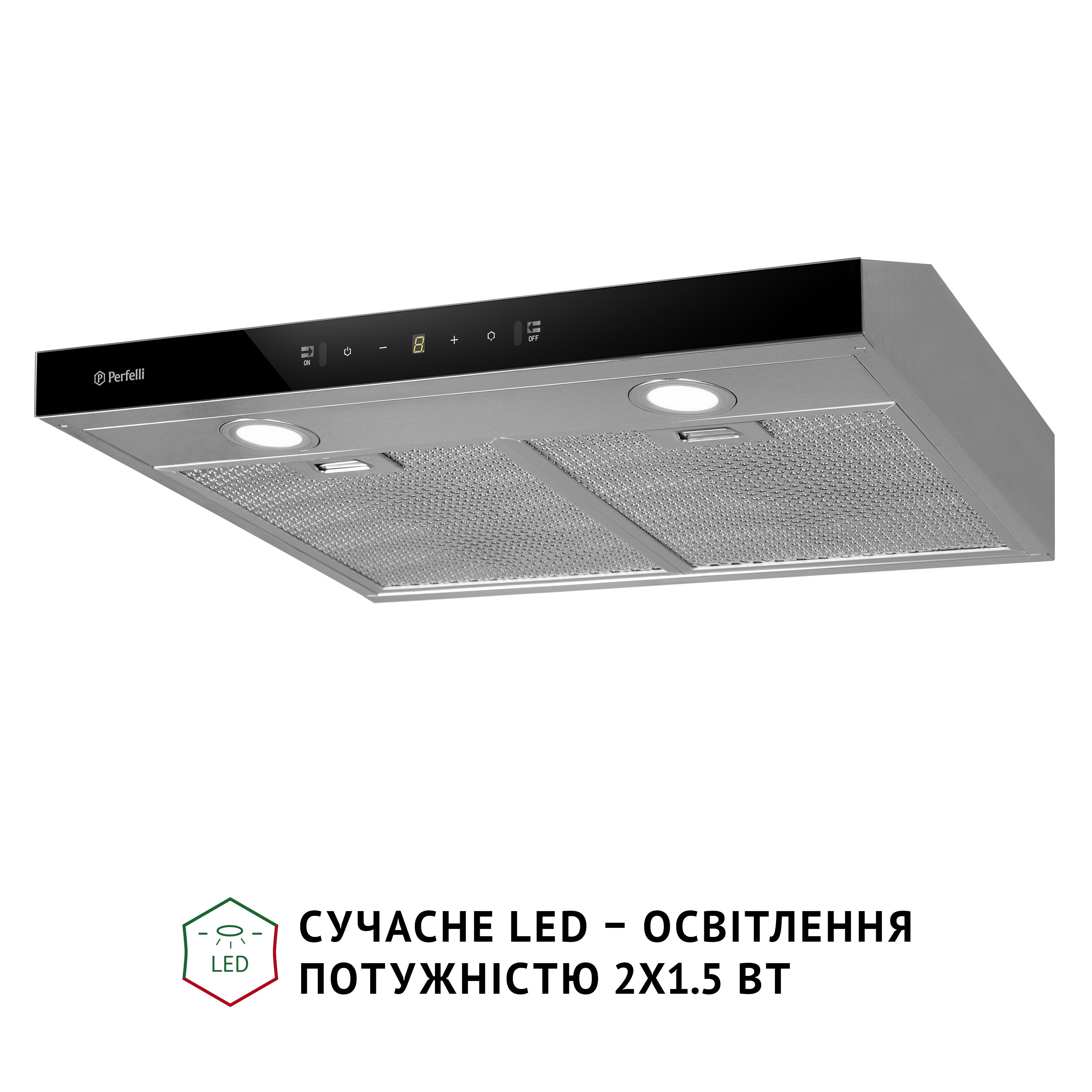 Витяжка плоска Perfelli RINCI 6CWX INOX - зображення 4