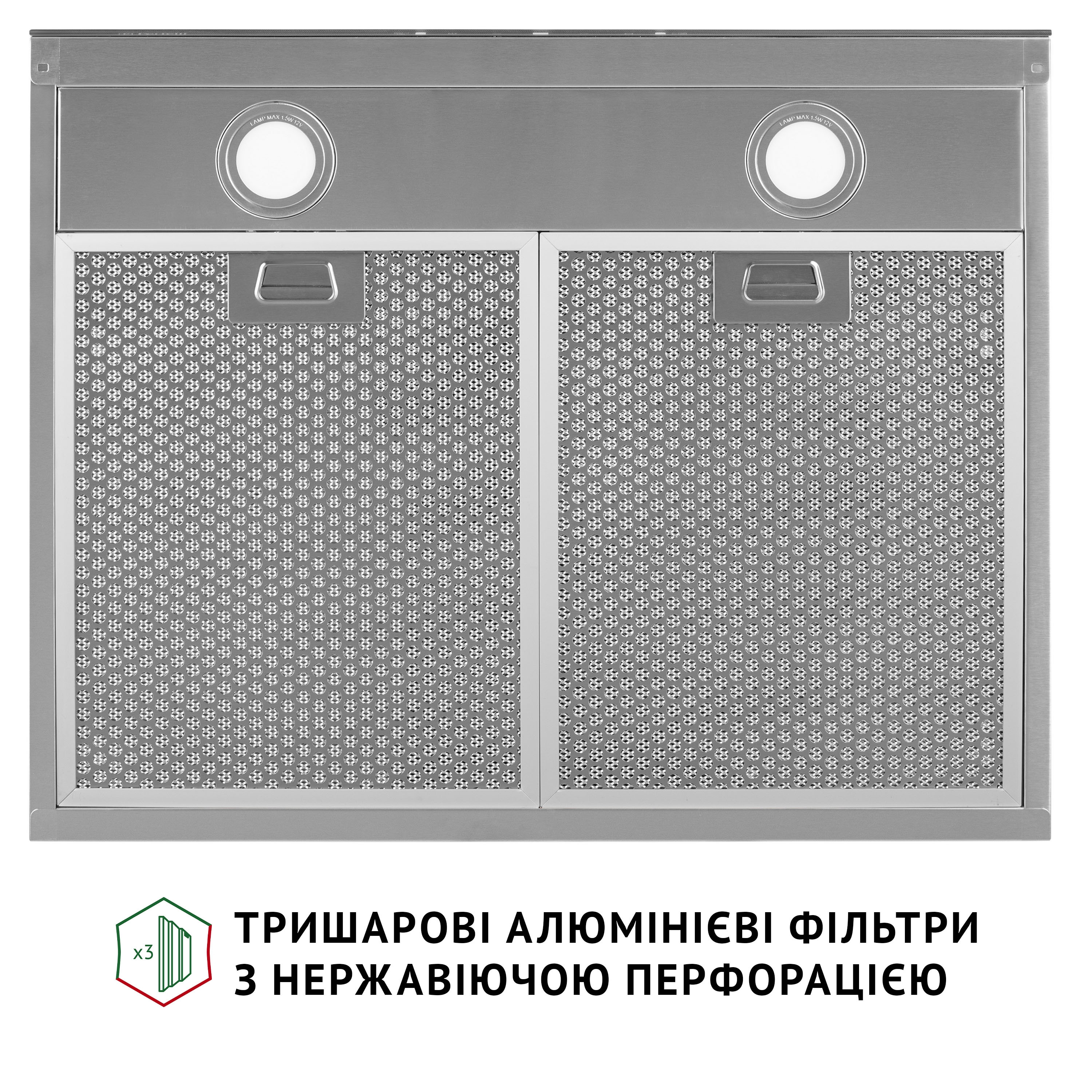 Витяжка плоска Perfelli RINCI 6CWX INOX - зображення 7