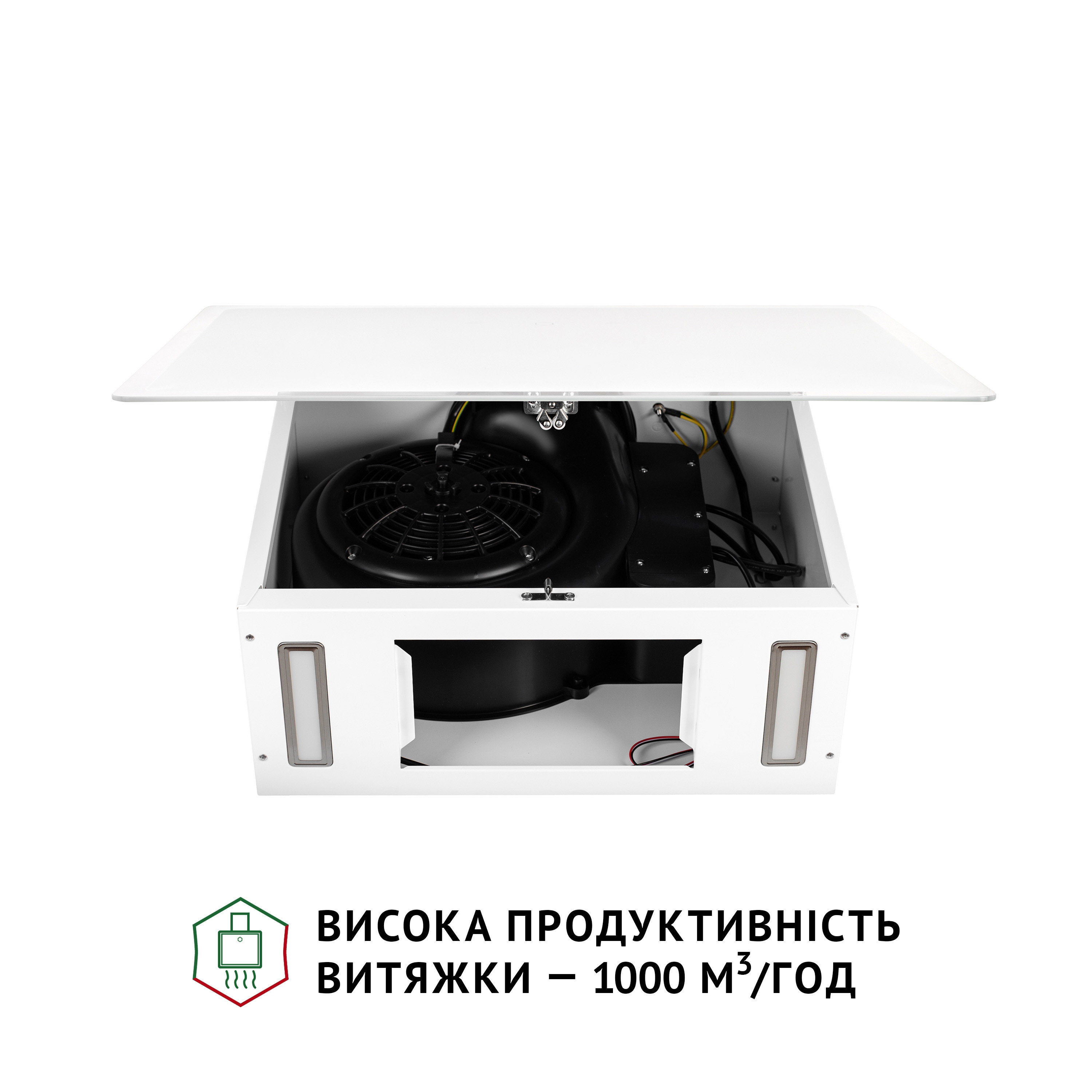 Витяжка декоративна похила Perfelli RIVA BIANCA - зображення 11