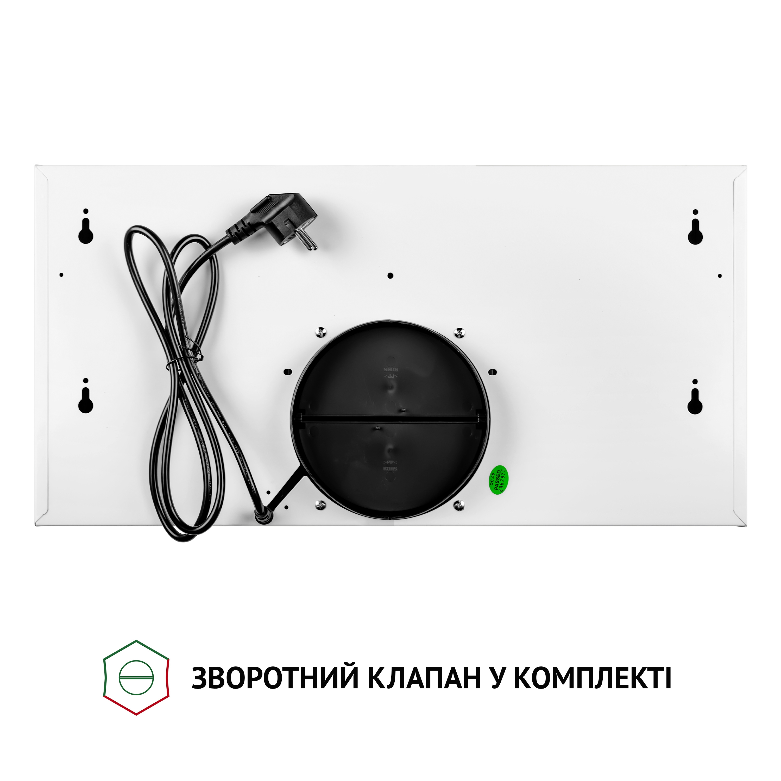 Витяжка телескопічна Perfelli TL 6212 WH 700 LED - зображення 9