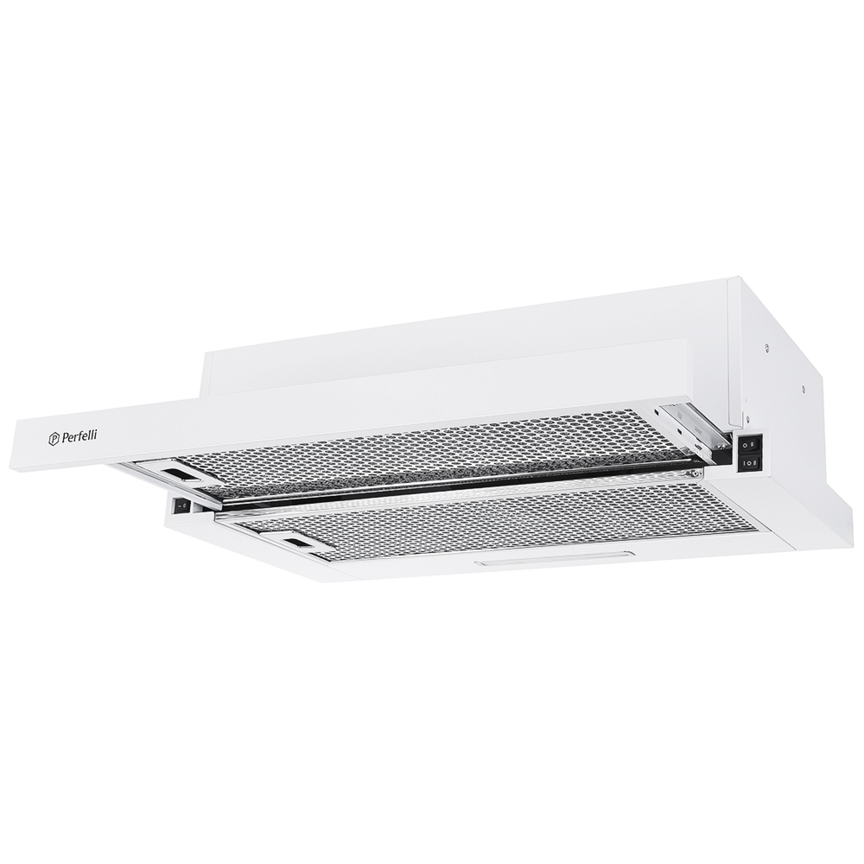 Вытяжка телескопическая Perfelli TL 6316 WH 700 LED - зображення 4