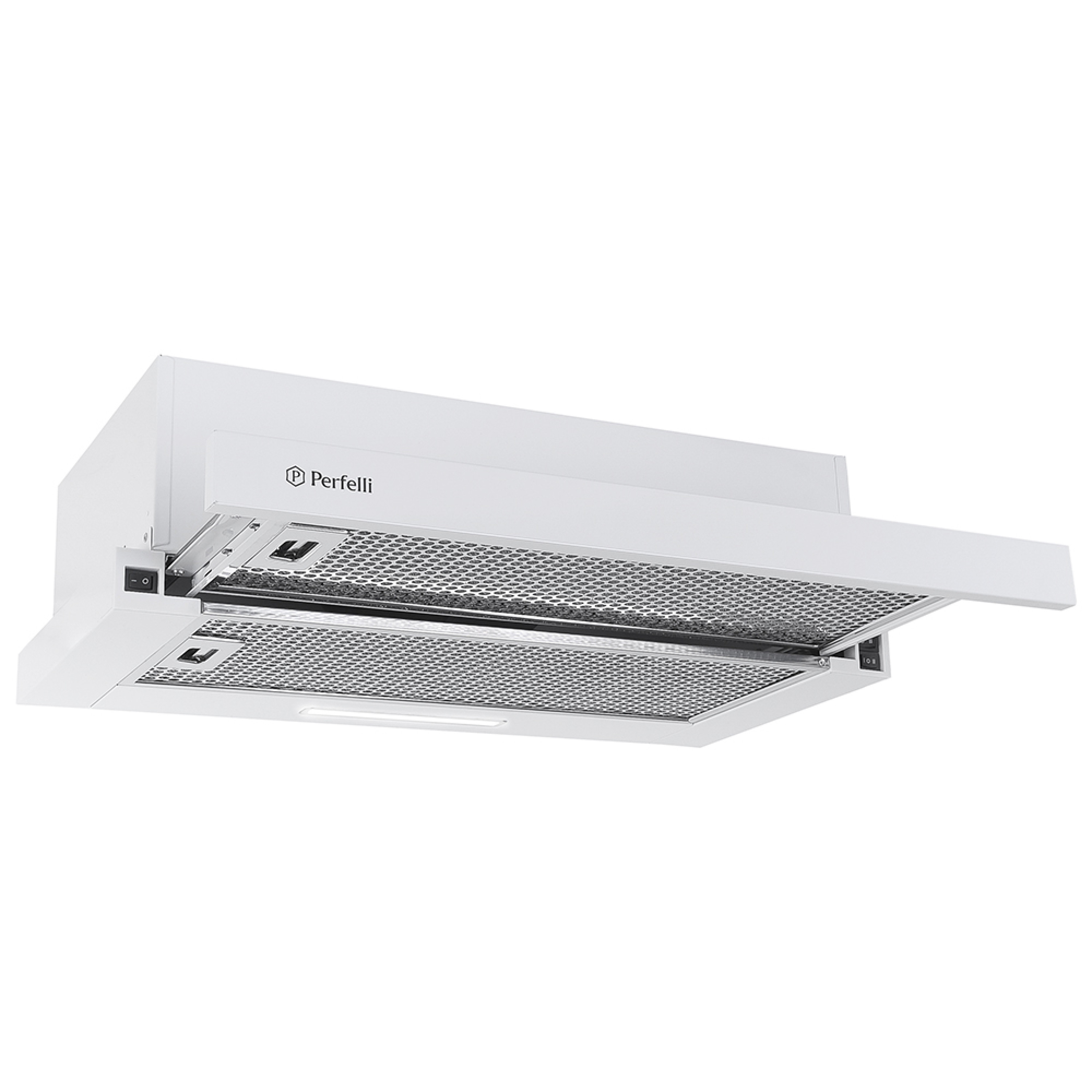 Вытяжка телескопическая Perfelli TL 6316 WH 700 LED - зображення 3
