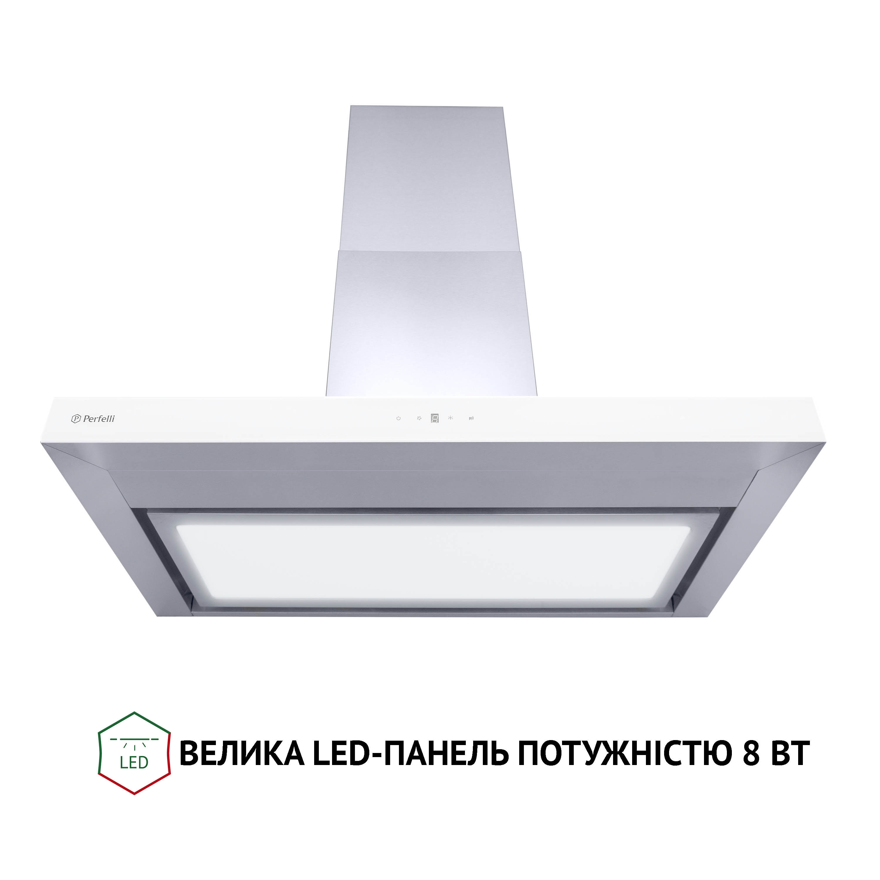 Perfelli 5902767157513 - зображення 3 Вытяжка декоративная Т-образная Perfelli TS 9635 I/WH 1000 LED - зображення 3