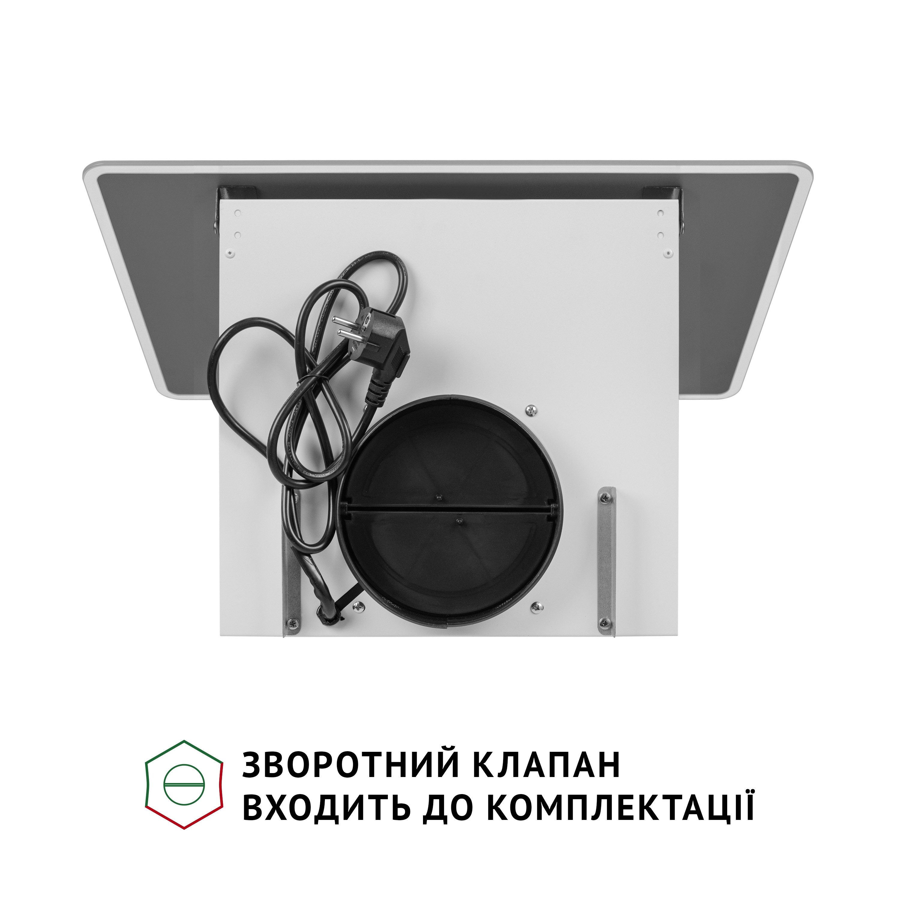 Вытяжка декоративная наклонная Perfelli VICCO 5HSR BIANCO - зображення 8
