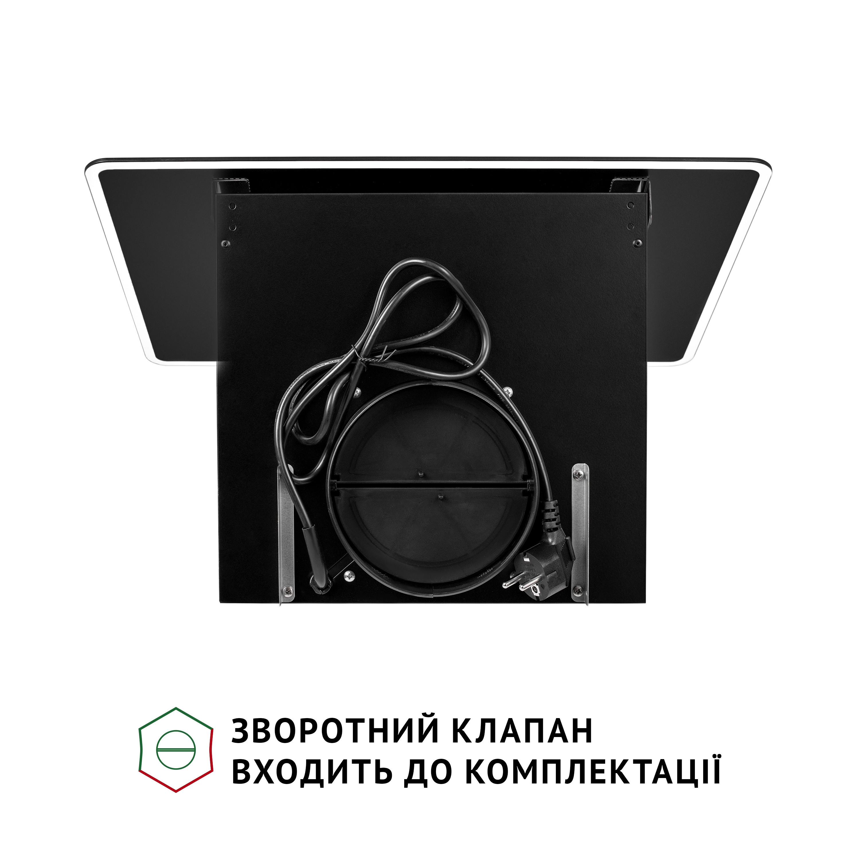 Витяжка декоративна похила Perfelli VICCO 5HSR NERO - зображення 8