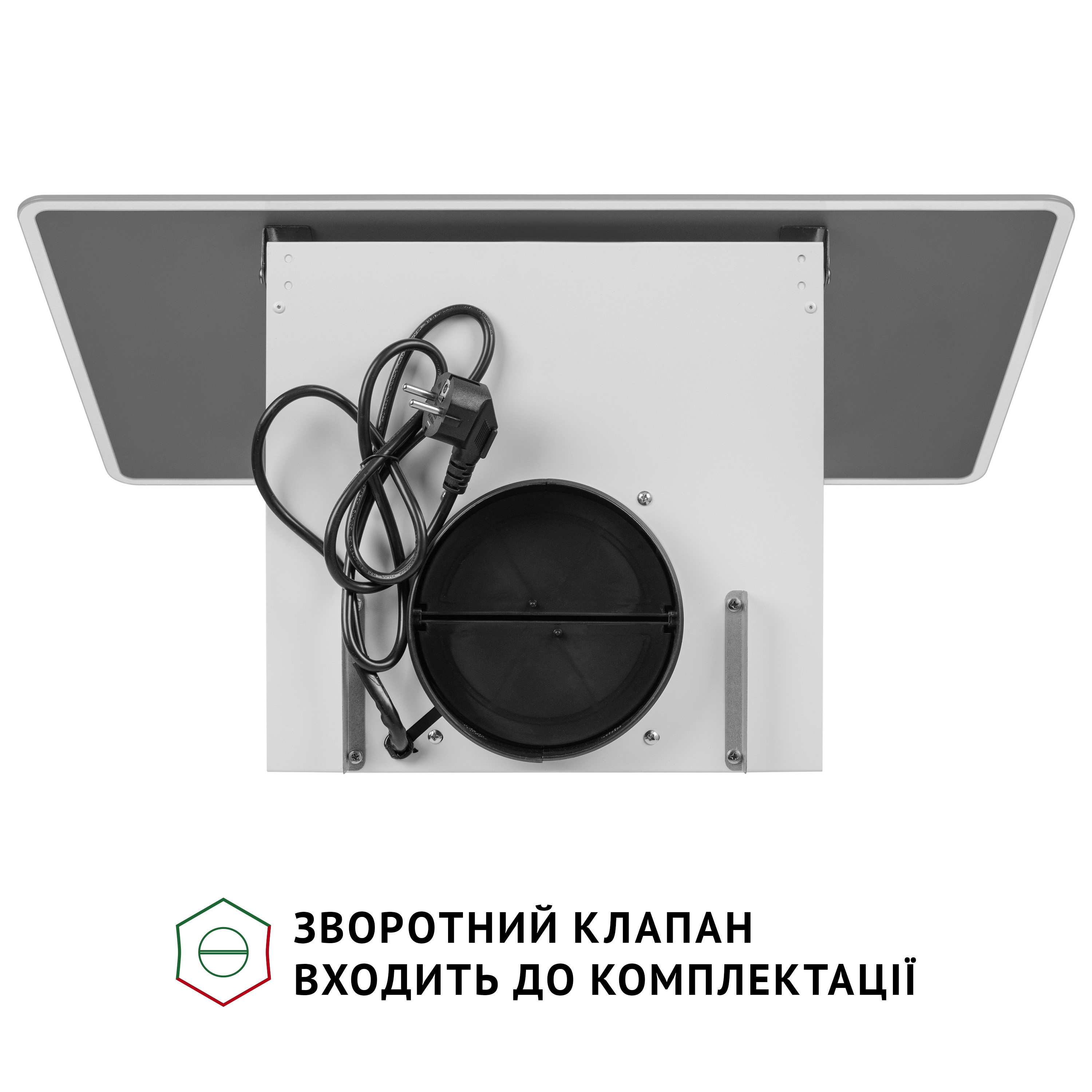 Витяжка декоративна похила Perfelli VICCO 6HSR BIANCO - зображення 8