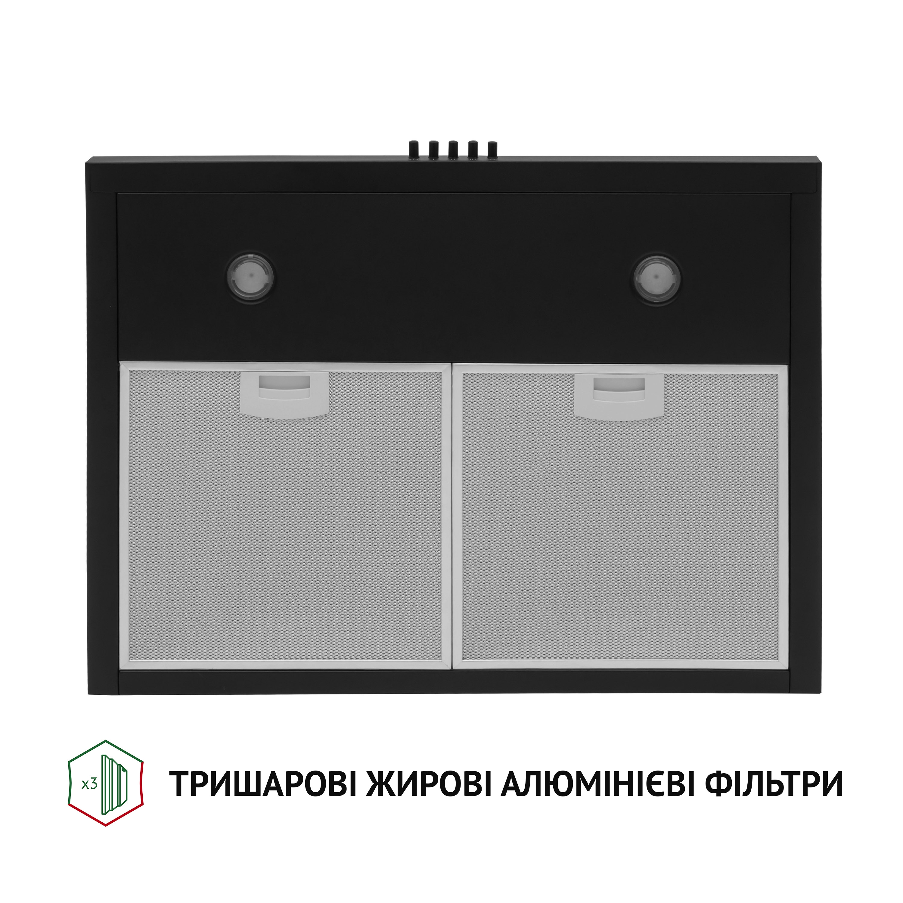 Perfelli 5902767158770 - зображення 5 Вытяжка купольная PERFELLI K 6402 BL 850 LED - зображення 5