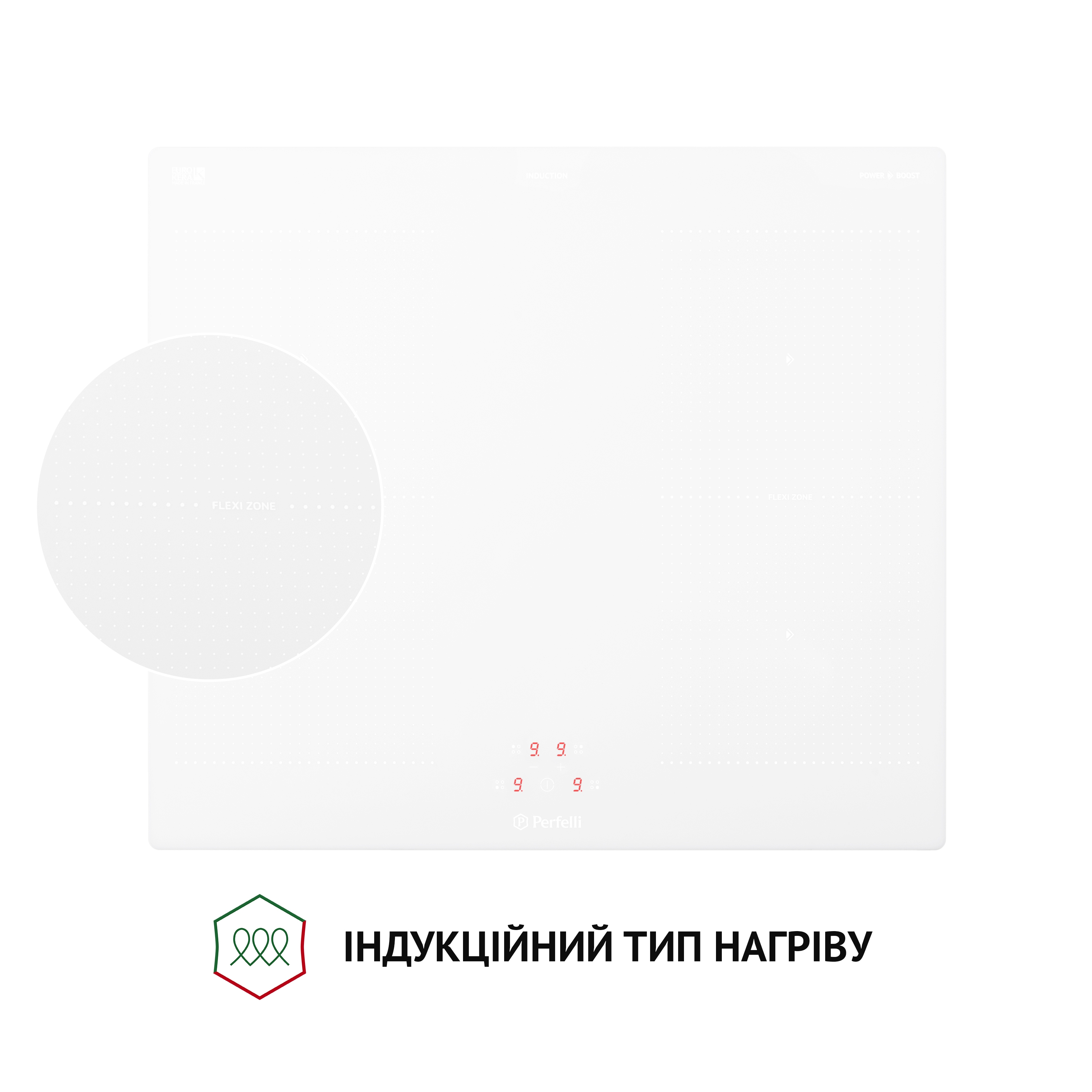 Perfelli 3760120864957 - зображення 6 Поверхность индукционная Perfelli HI 684 WH - зображення 6