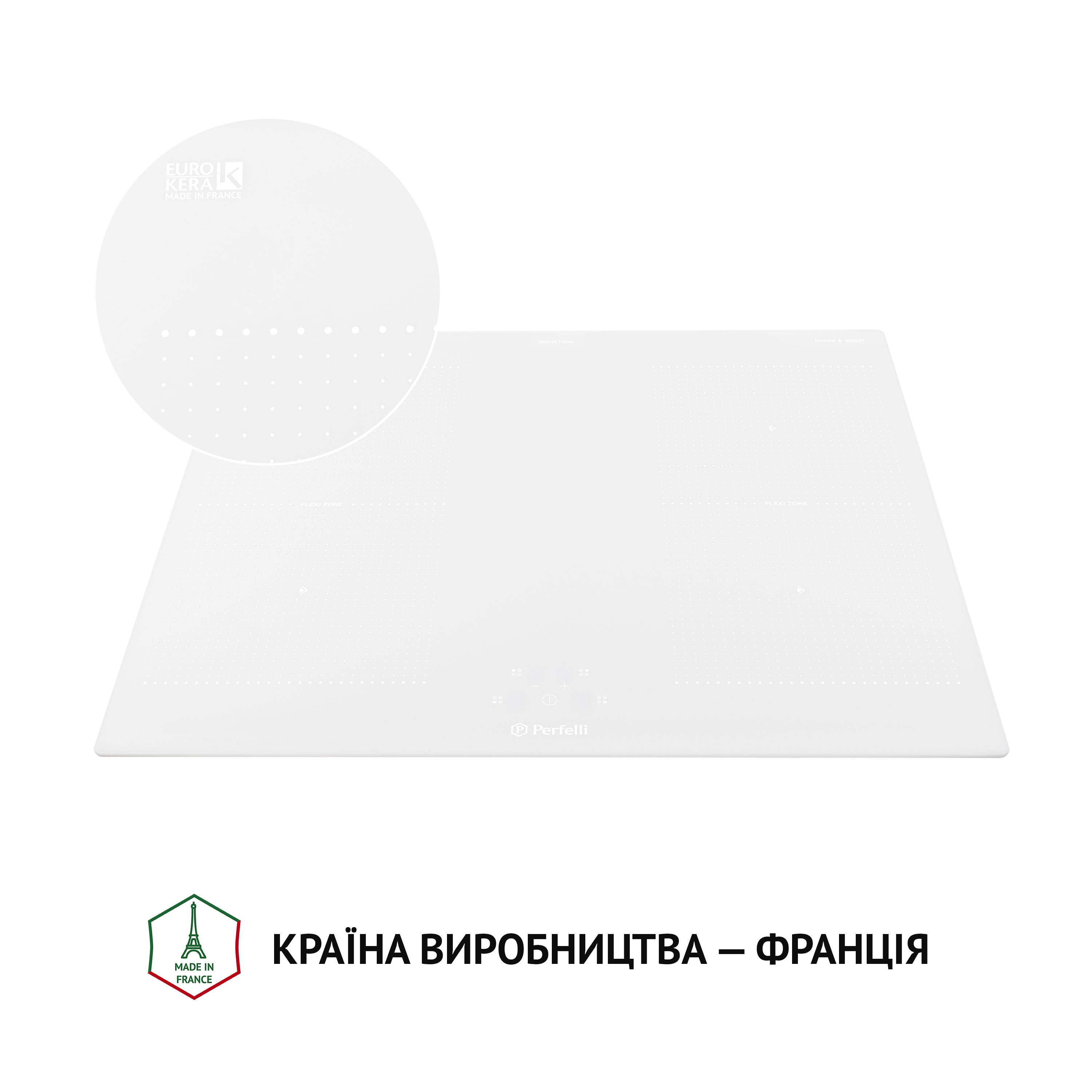 Perfelli 3760120864957 - зображення 7 Поверхность индукционная Perfelli HI 684 WH - зображення 7