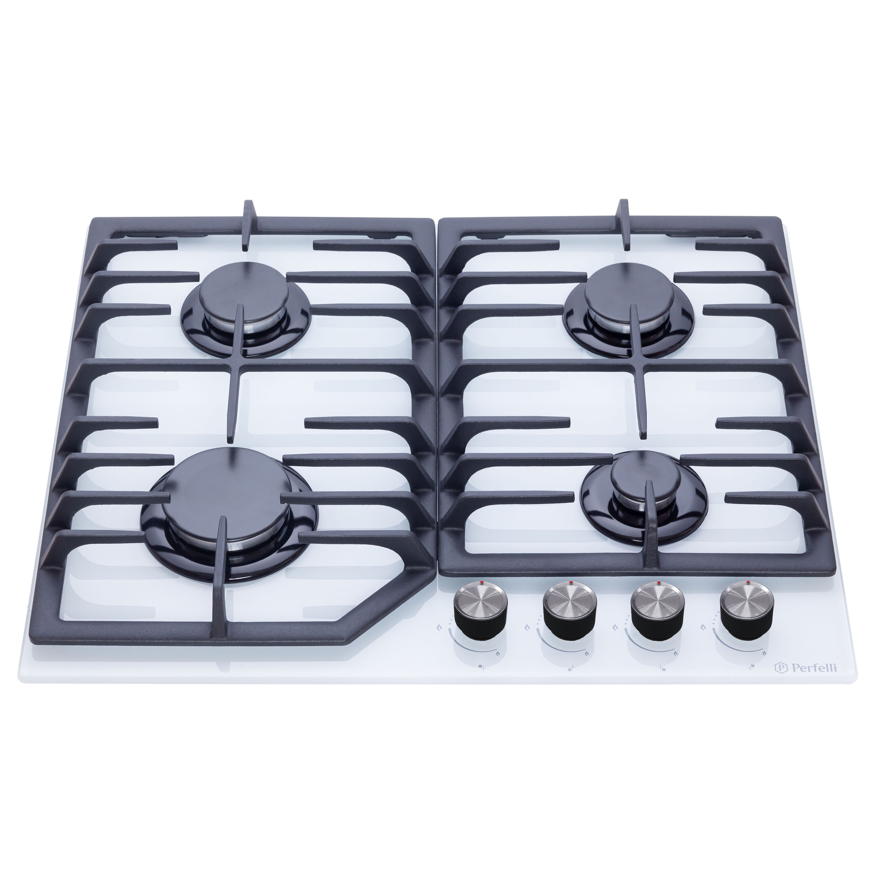 Поверхность газовая на стекле Perfelli DIAMOND G69C BIANCO - зображення 2