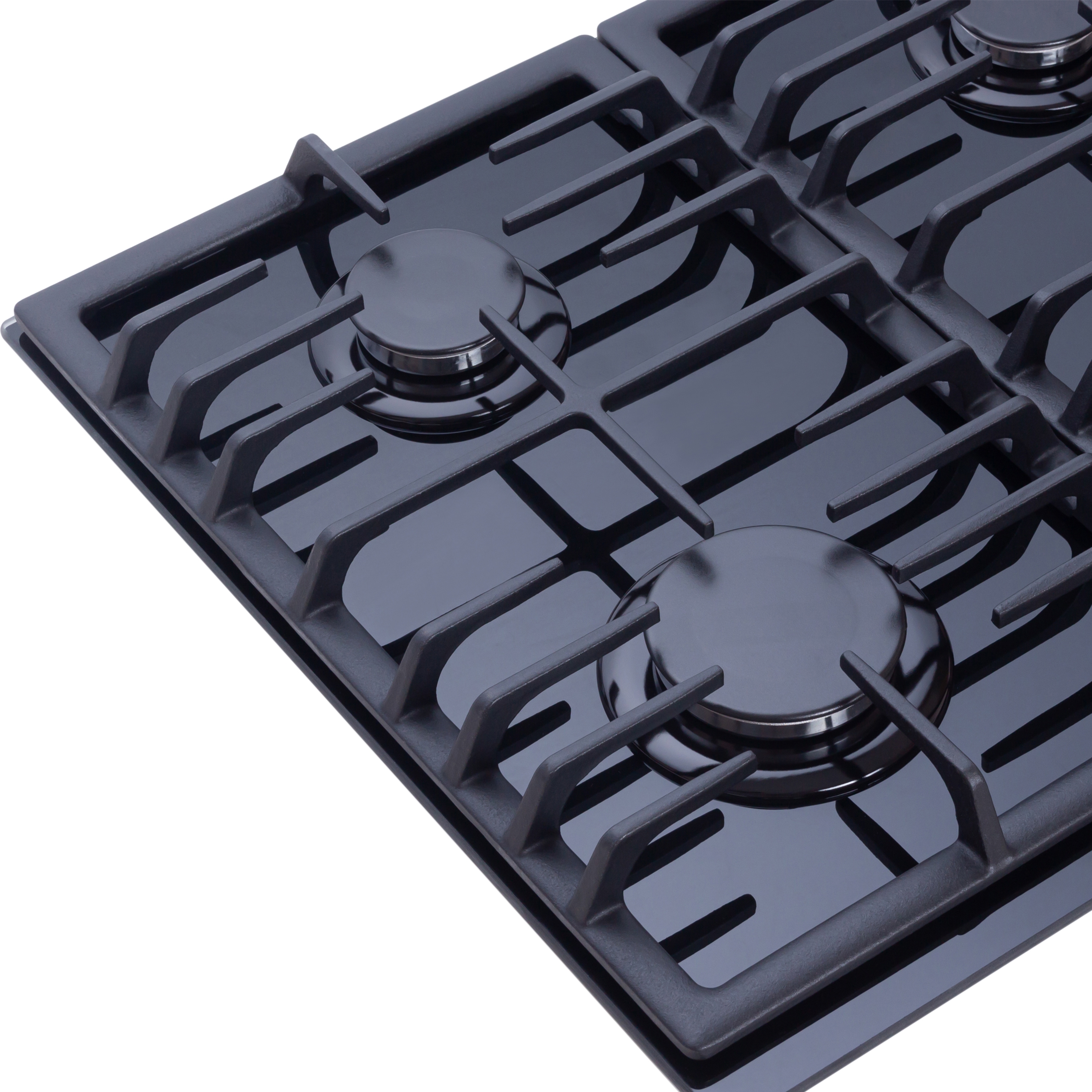 Поверхность газовая на стекле Perfelli DIAMOND G69C NERO - зображення 3