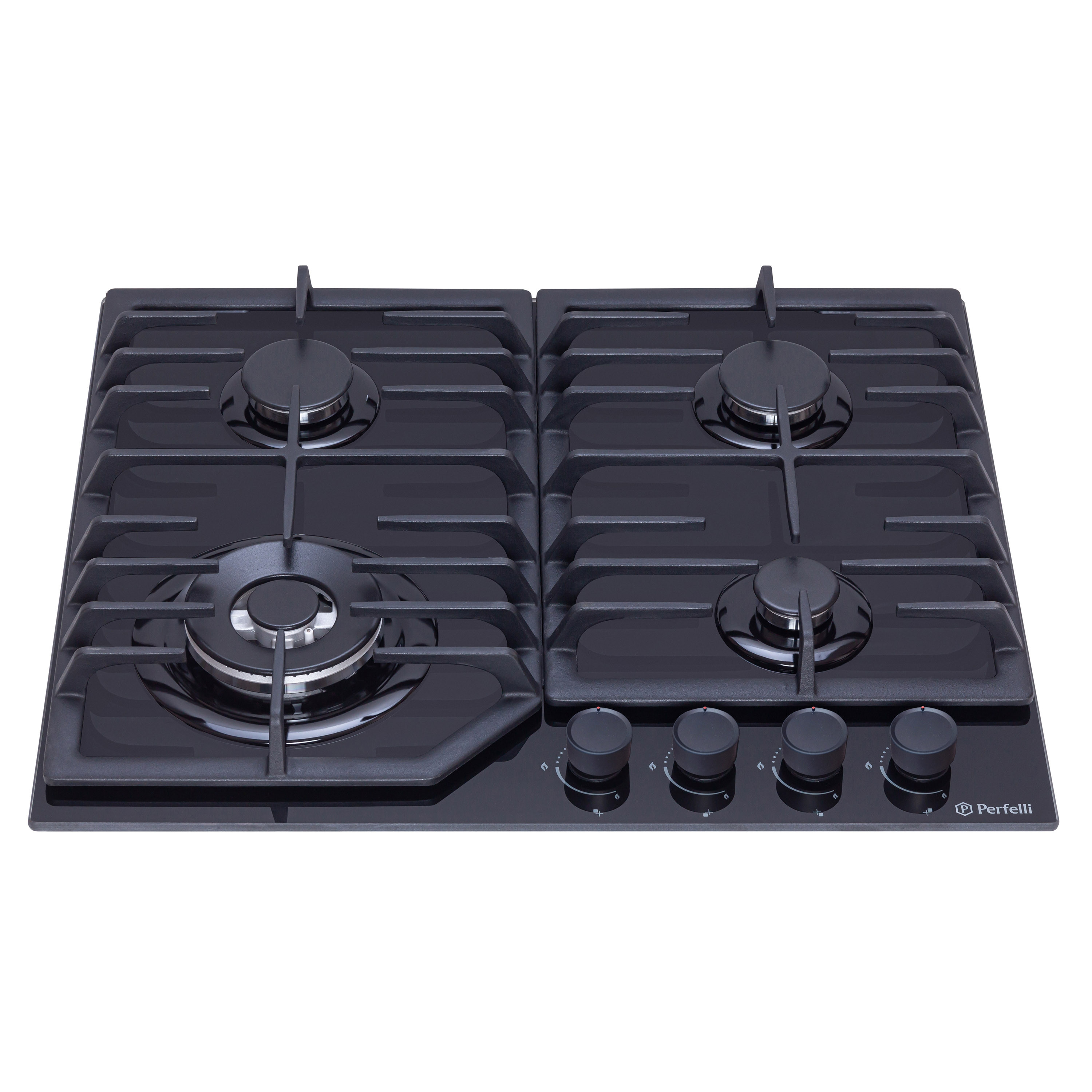 Поверхность газовая на стекле Perfelli DIAMOND GW69C NERO - зображення 2