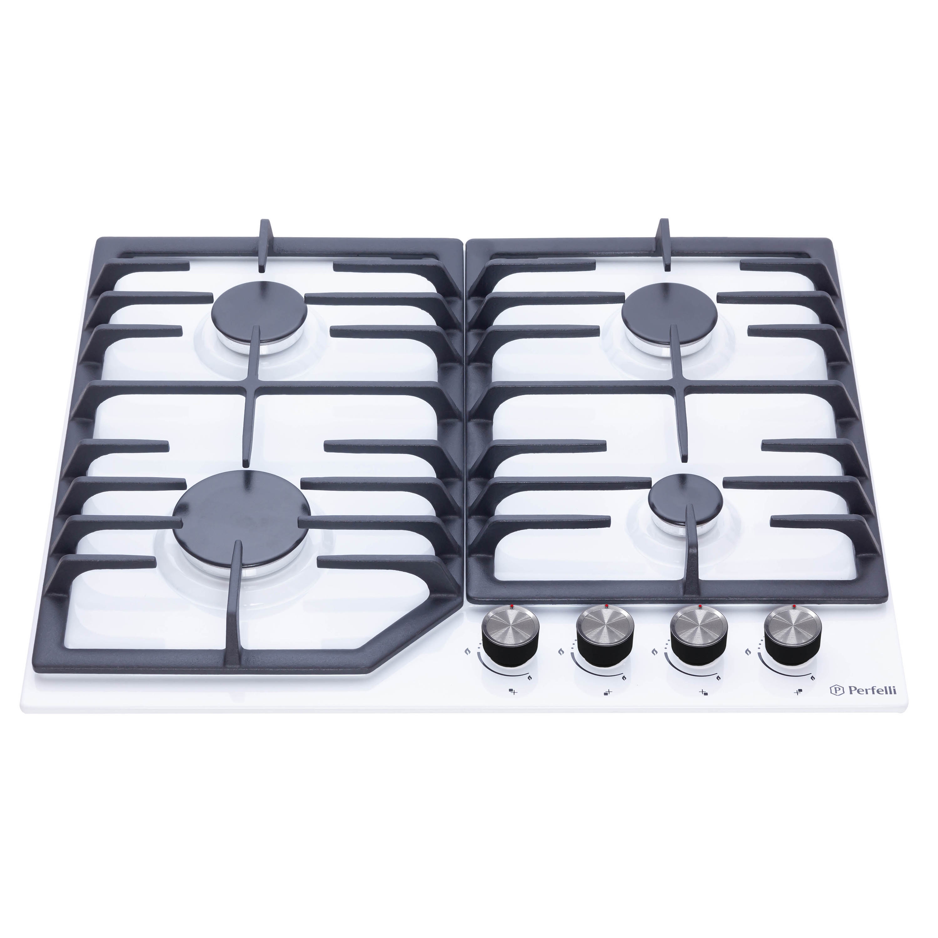 Perfelli 5905563500897 - зображення 2 Поверхня газова на металі Perfelli DIAMOND M69C BIANCO - зображення 2