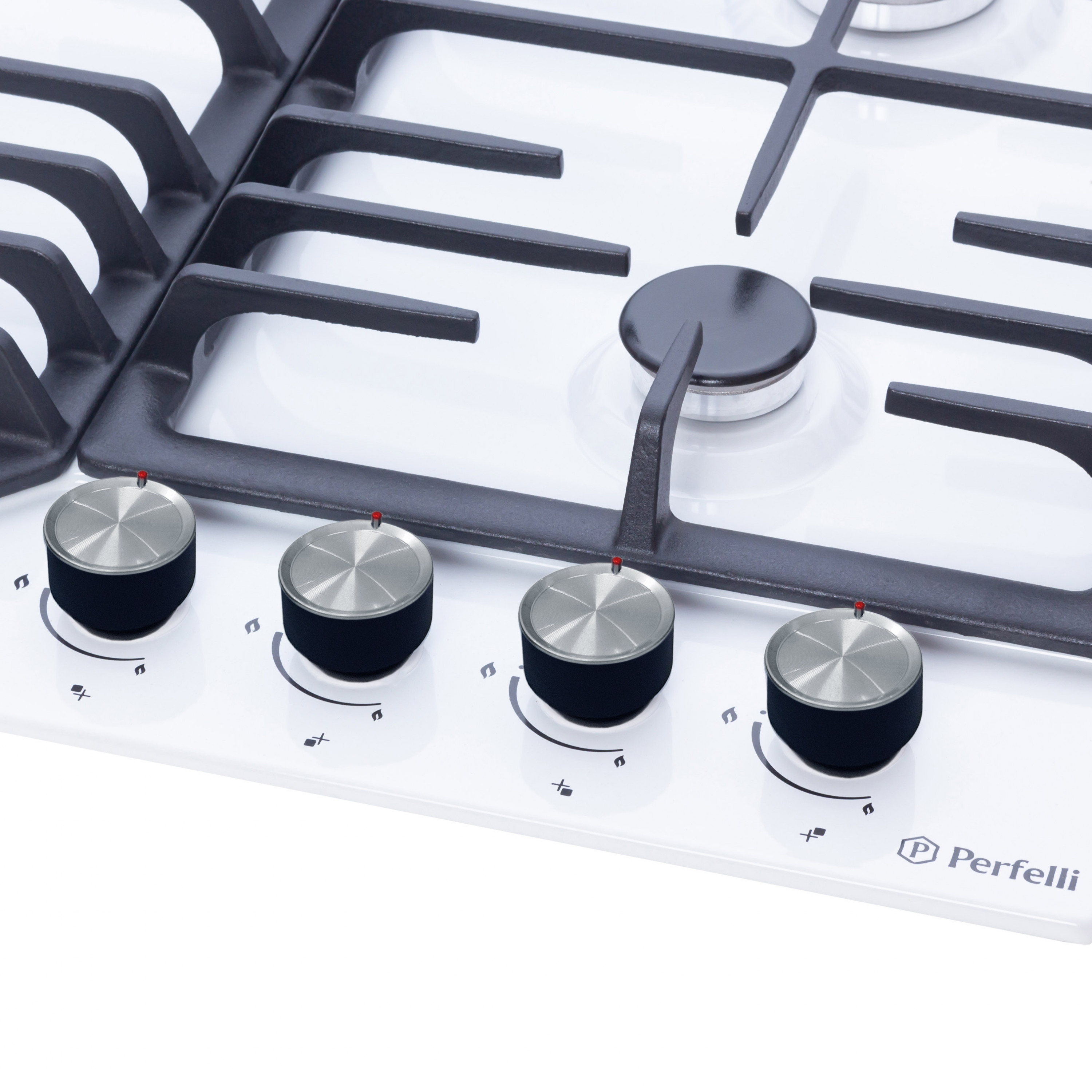 Perfelli 5905563500897 - зображення 3 Поверхня газова на металі Perfelli DIAMOND M69C BIANCO - зображення 3