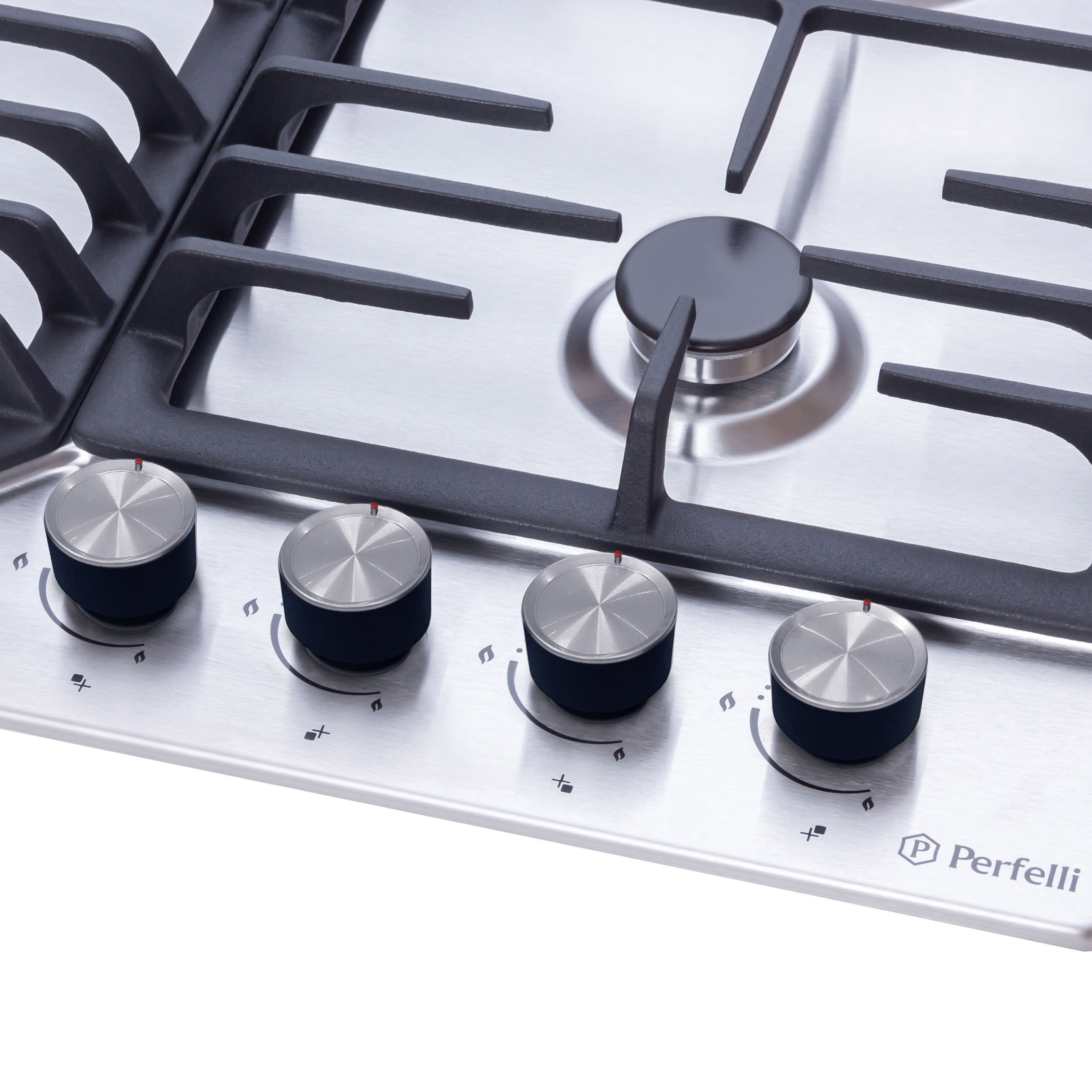 Perfelli 5905563500880 - зображення 3 Поверхня газова на металі Perfelli DIAMOND M69C INOX - зображення 3