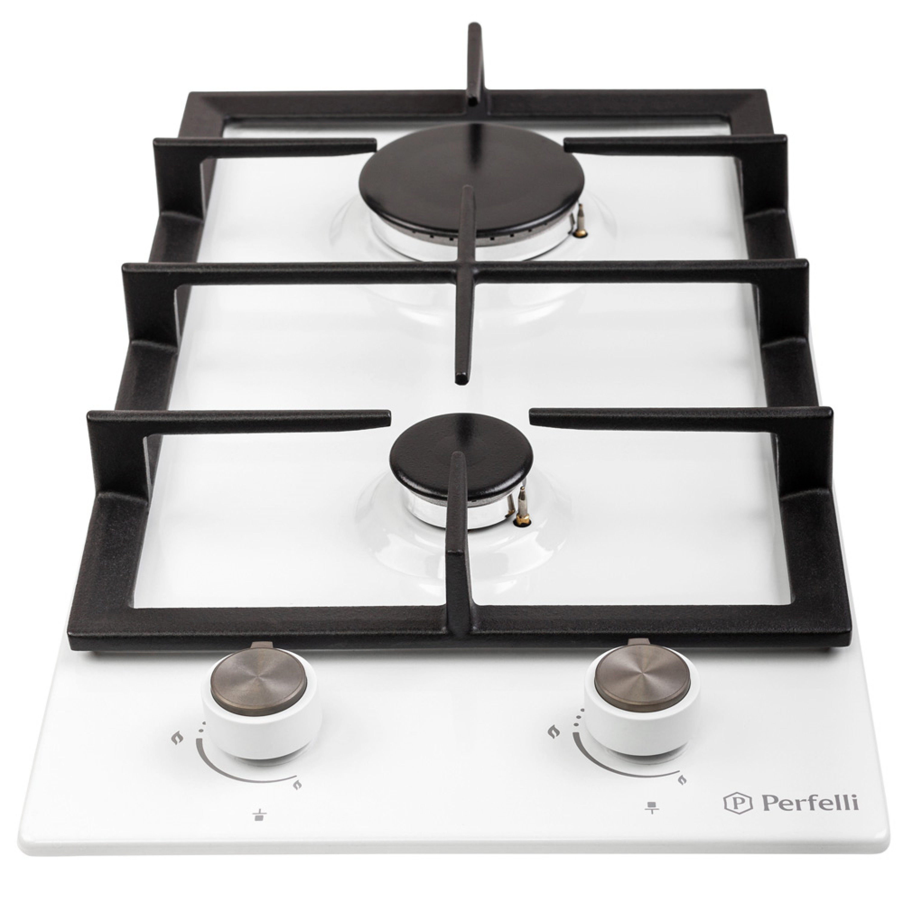 Perfelli 5902767156547 - зображення 2 Поверхня газова на металі Perfelli Domino HGM 31424 WH - зображення 2