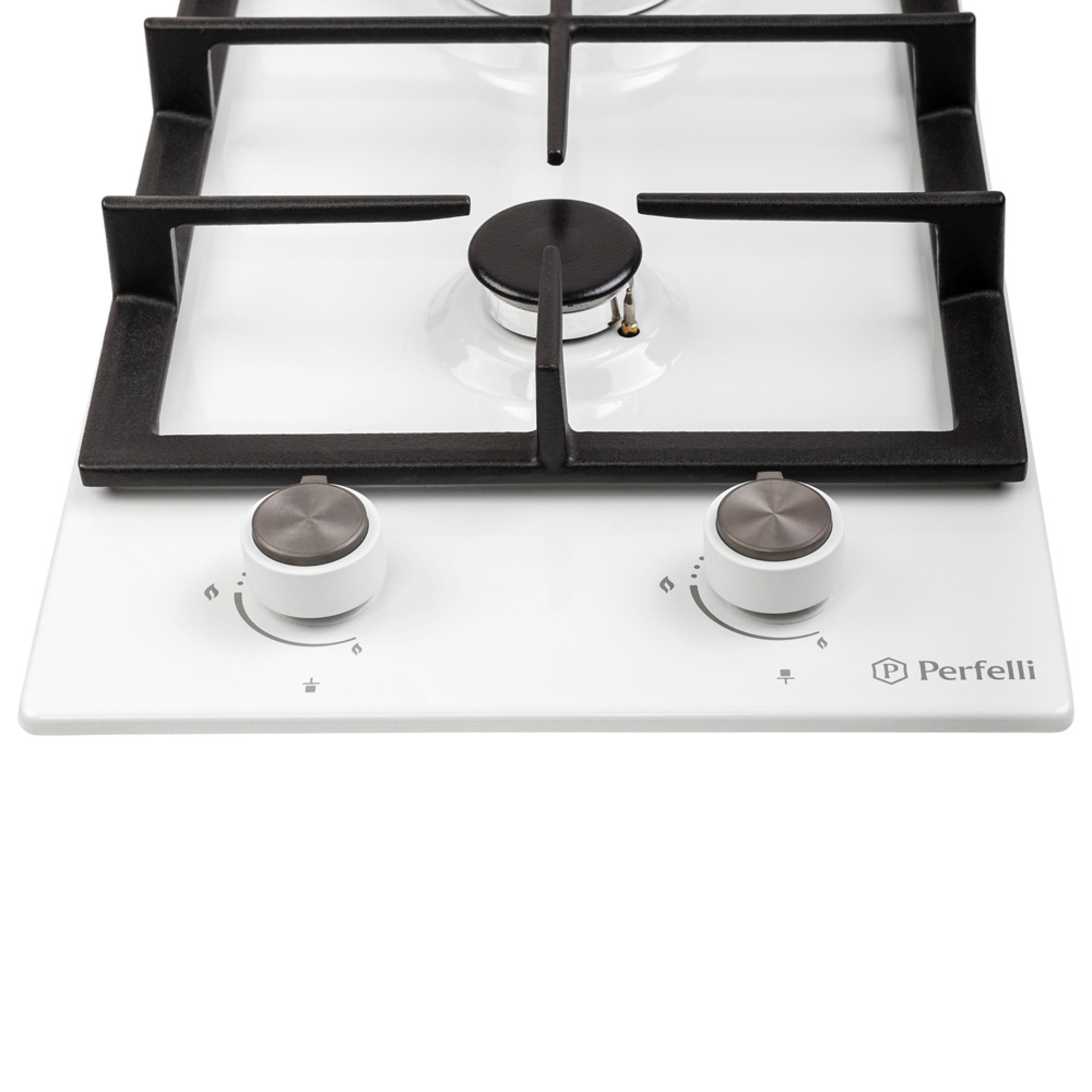 Perfelli 5902767156547 - зображення 5 Поверхня газова на металі Perfelli Domino HGM 31424 WH - зображення 5