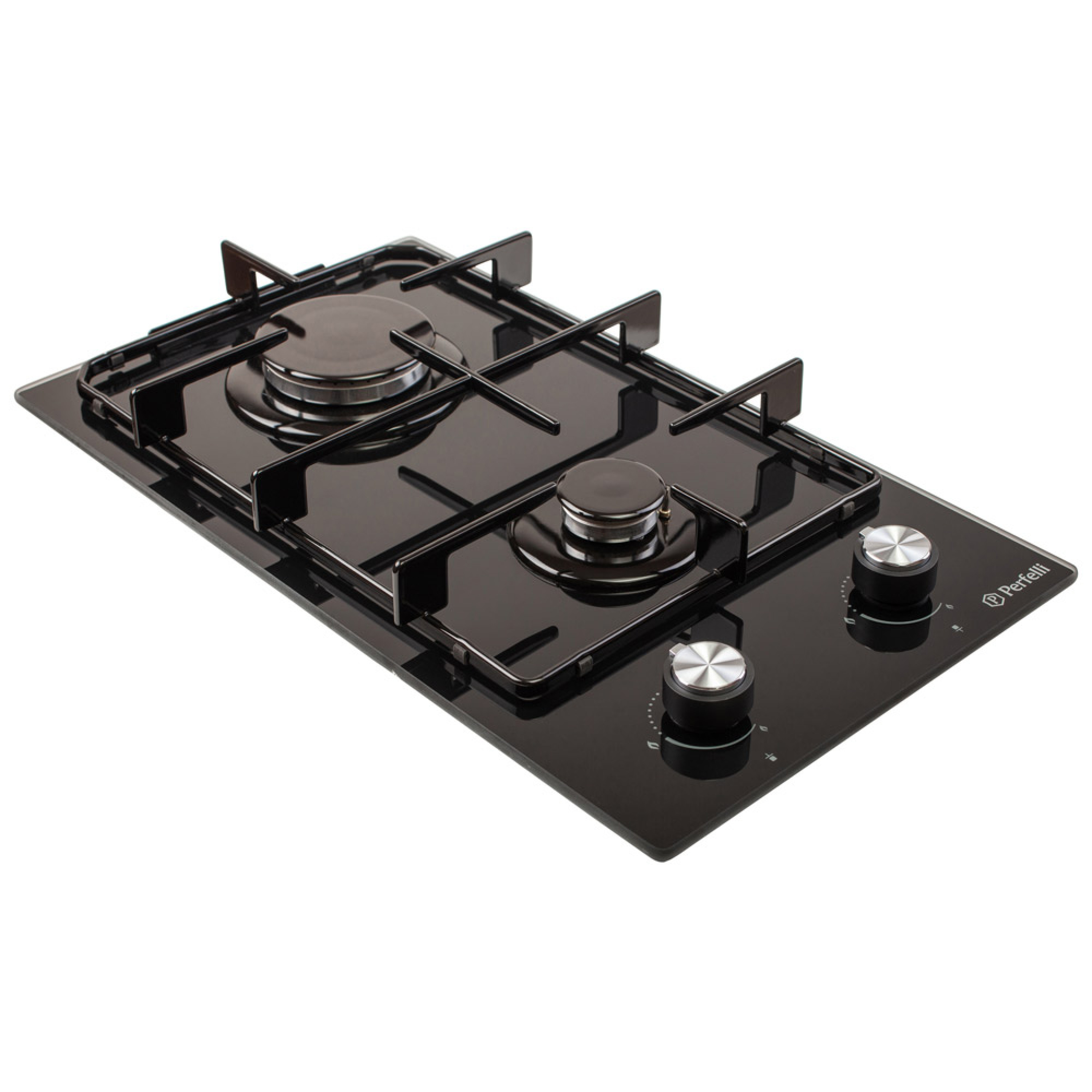 Поверхня газова Domino на склі Perfelli HGG 31414 BL - зображення 3