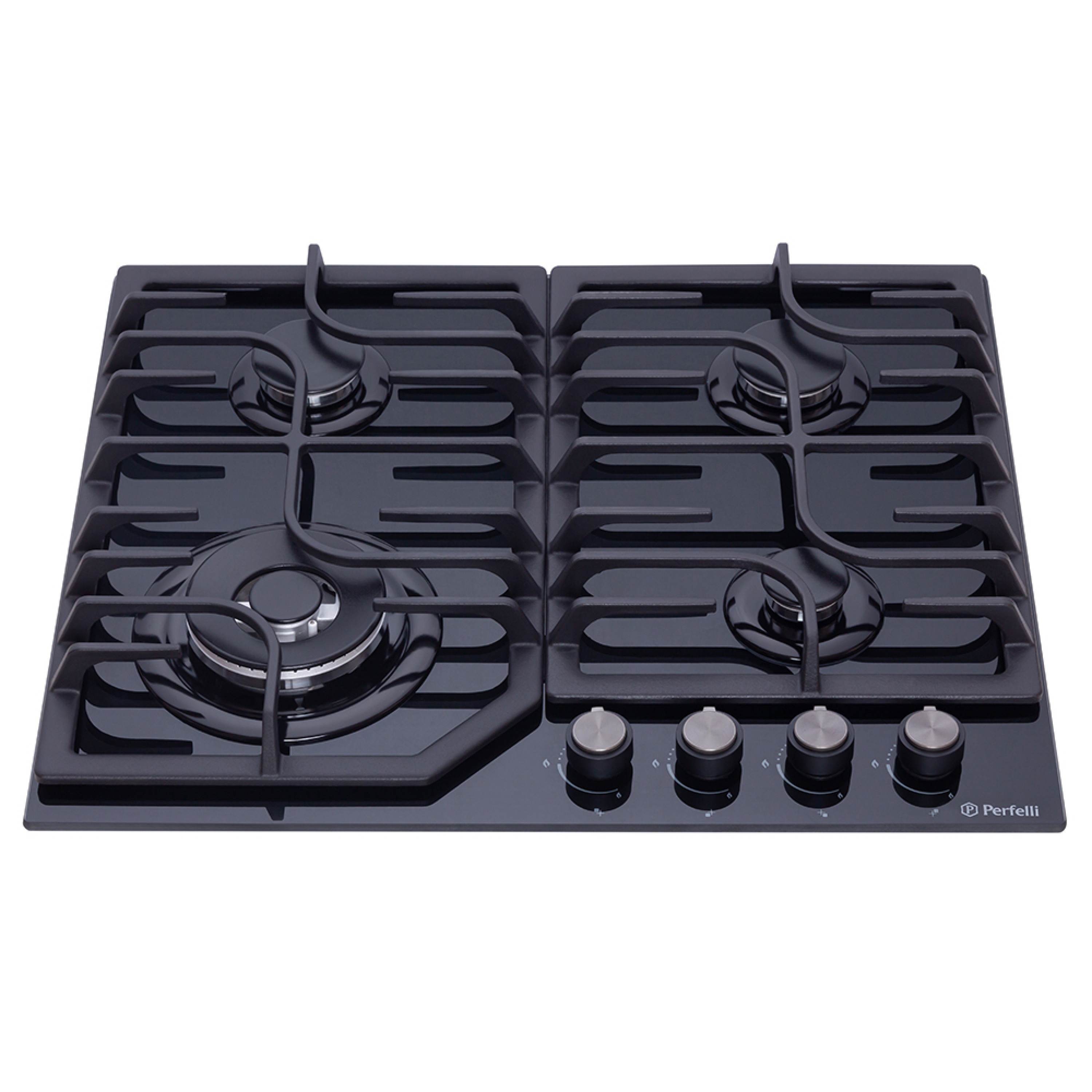 Perfelli 5902767156493 - зображення 2 Поверхня газова на склі Perfelli HGG 61664 BL - зображення 2
