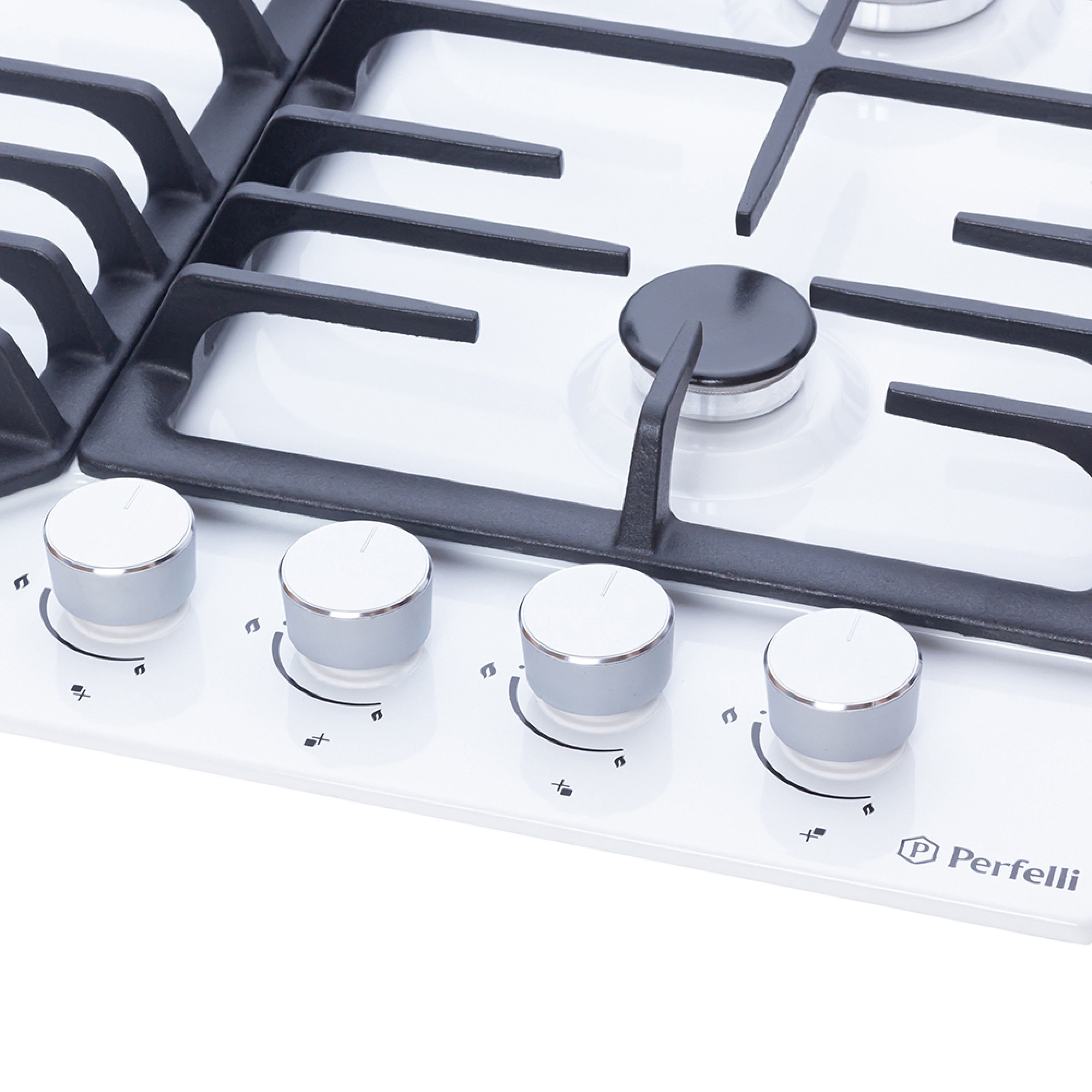 Perfelli 5902767156400 - зображення 5 Поверхня газова на металі Perfelli HGM 61494 WH - зображення 5