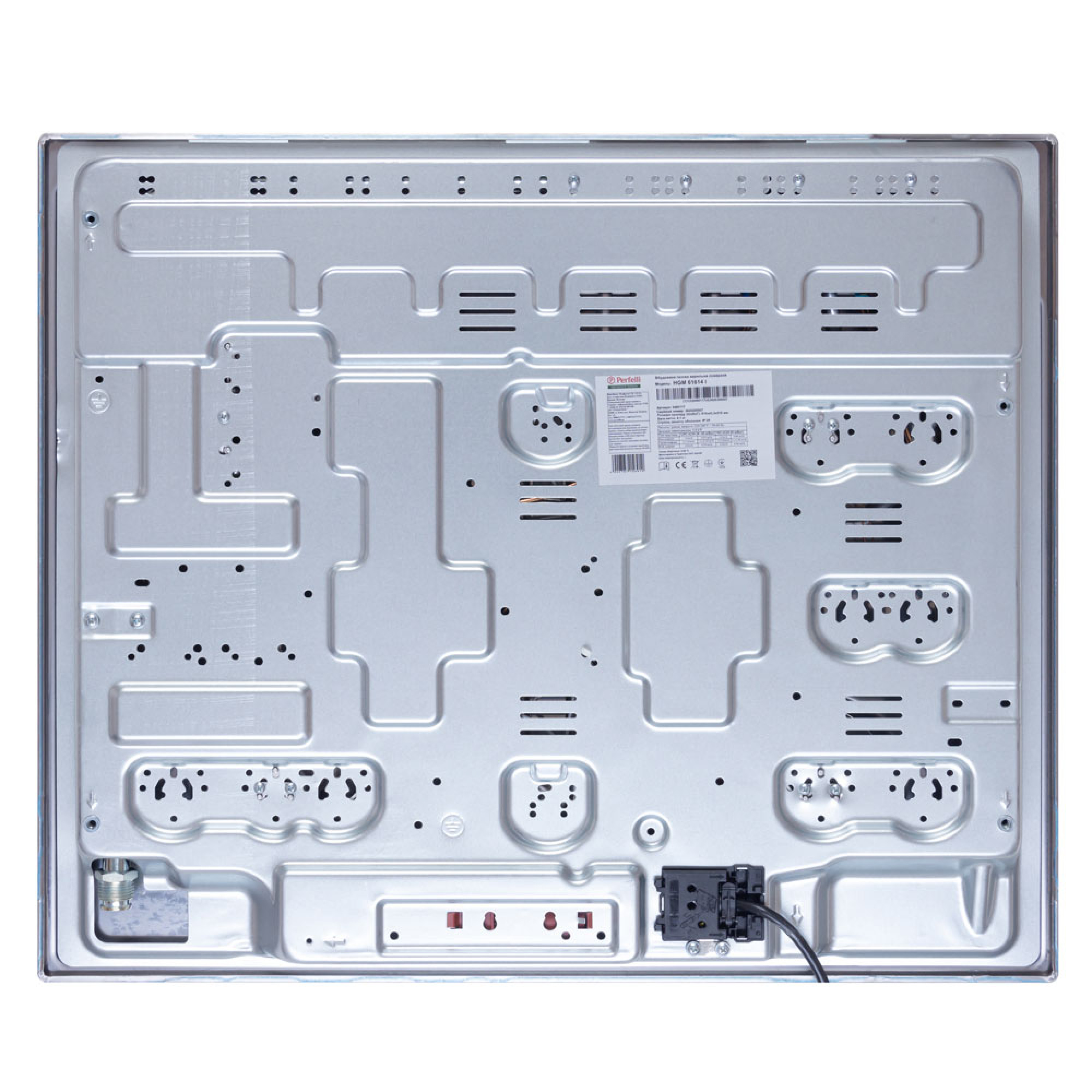 Поверхня газова на металі Perfelli HGM 61614 WH - зображення 7