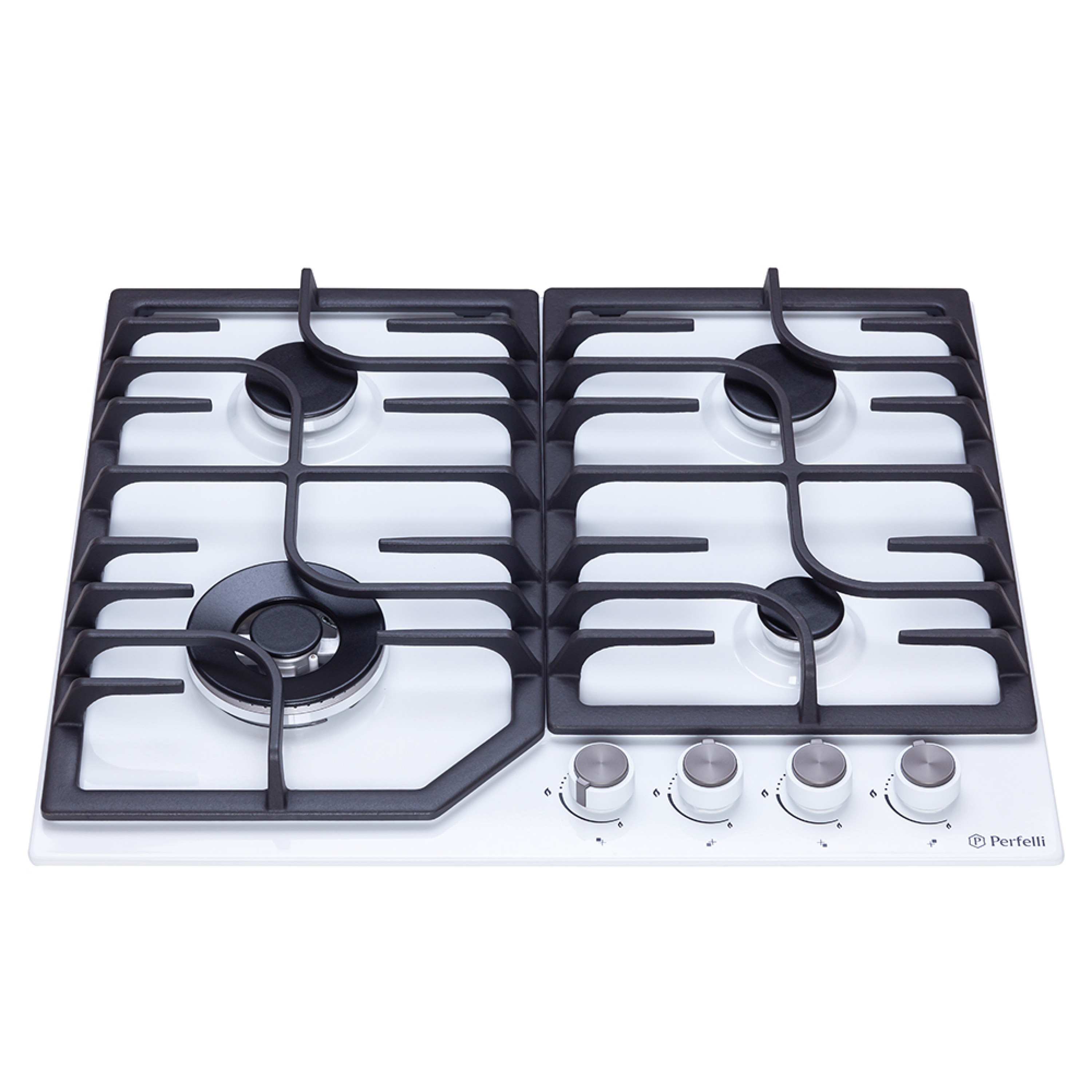 Perfelli 5902767156486 - зображення 2 Поверхня газова на металі Perfelli HGM 61664 WH - зображення 2