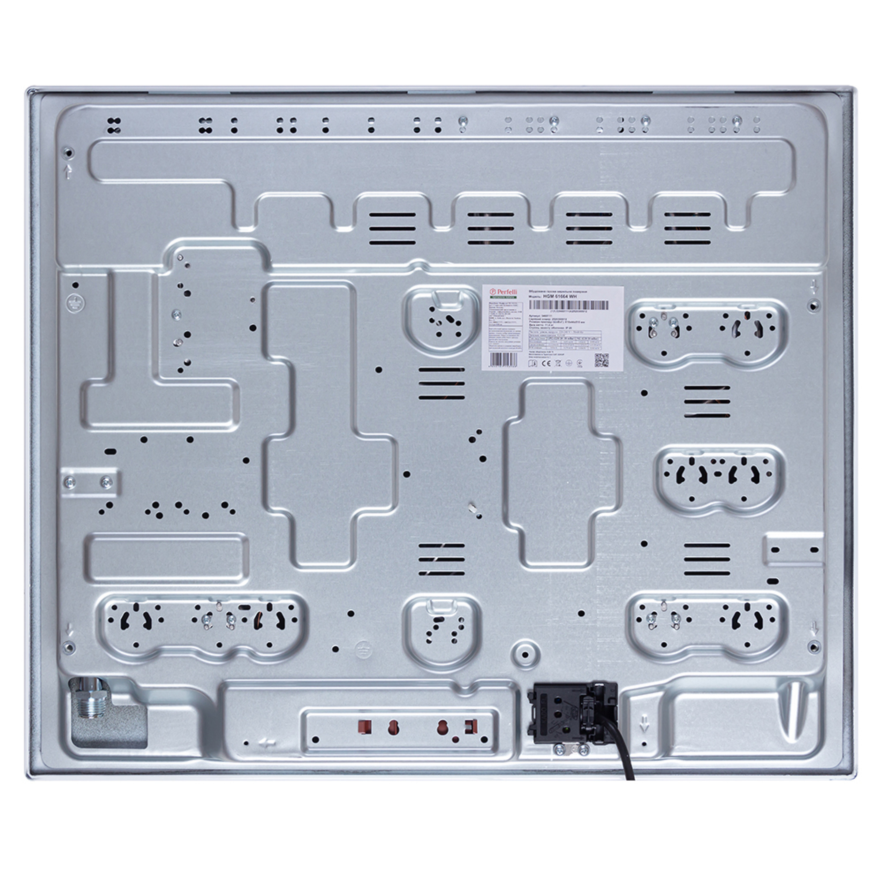Perfelli 5902767156486 - зображення 9 Поверхня газова на металі Perfelli HGM 61664 WH - зображення 9