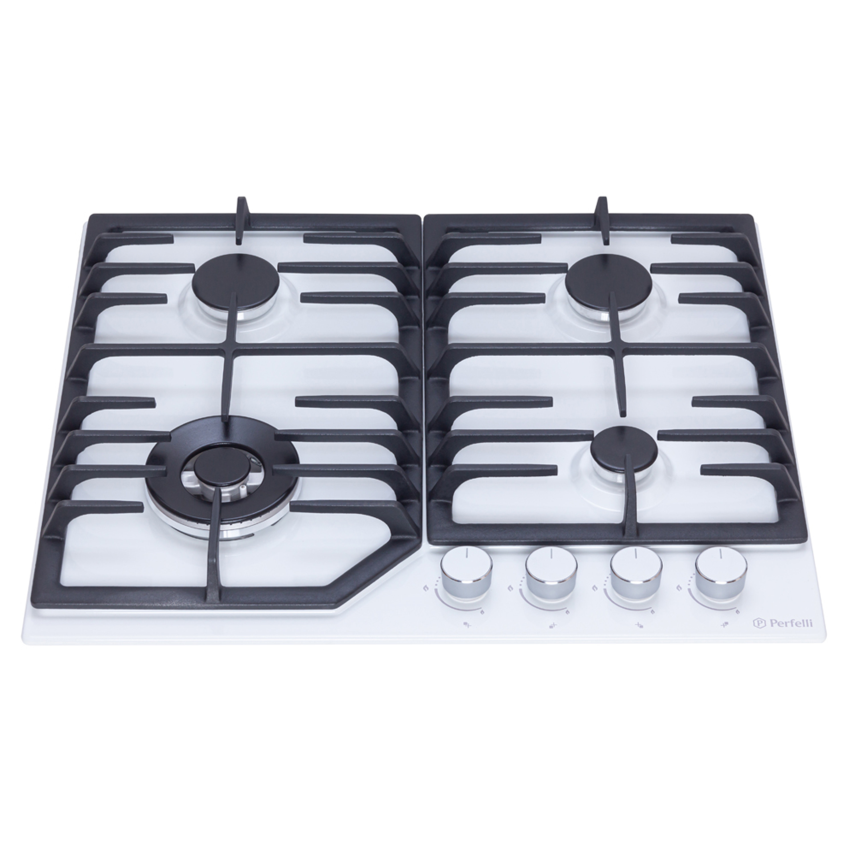 Perfelli 5902767156325 - зображення 2 Поверхня газова на металі Perfelli HGM 61694 WH - зображення 2