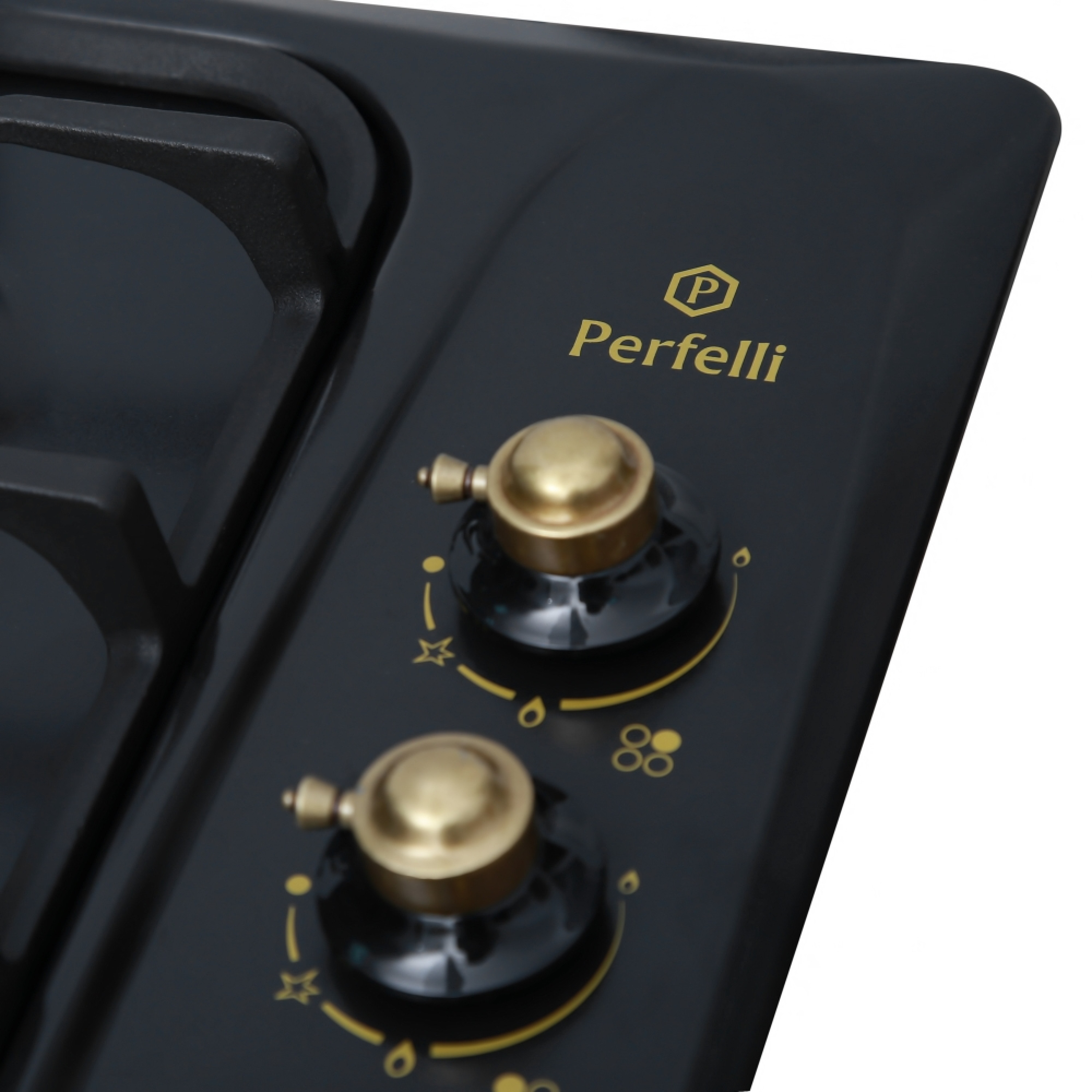 Поверхность газовая на металле Perfelli HGM 61924 BL RETRO - зображення 5