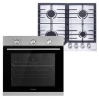 Комплект техники Perfelli: Духовка DIAMOND 6M8L INOX + Поверхня DIAMOND M69C INOX