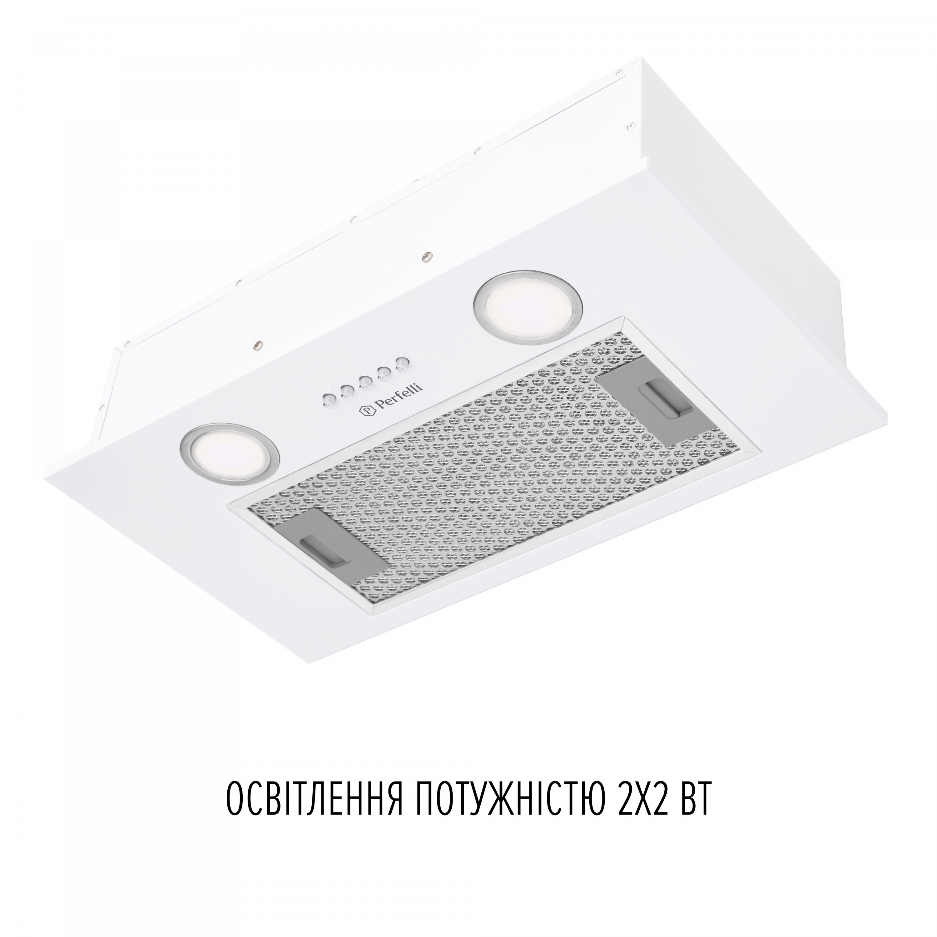 Витяжка повновбудована Perfelli BI 5252 WH 700 LED - зображення 5